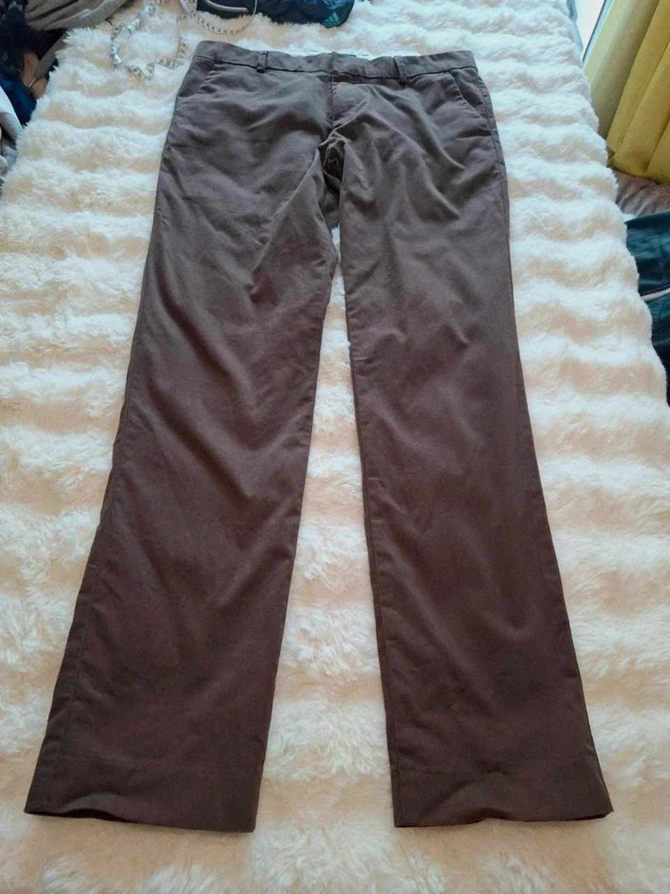 Pantalon Casual Chino Dockers - Marron - Taille W33 / L34 (Modèle Extra Slim Fit)