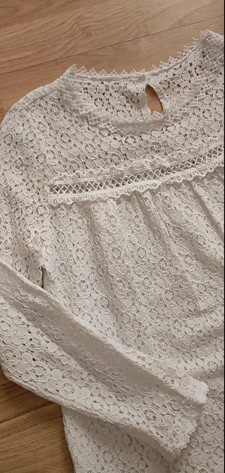 Blusa encaje – taille Taille unique