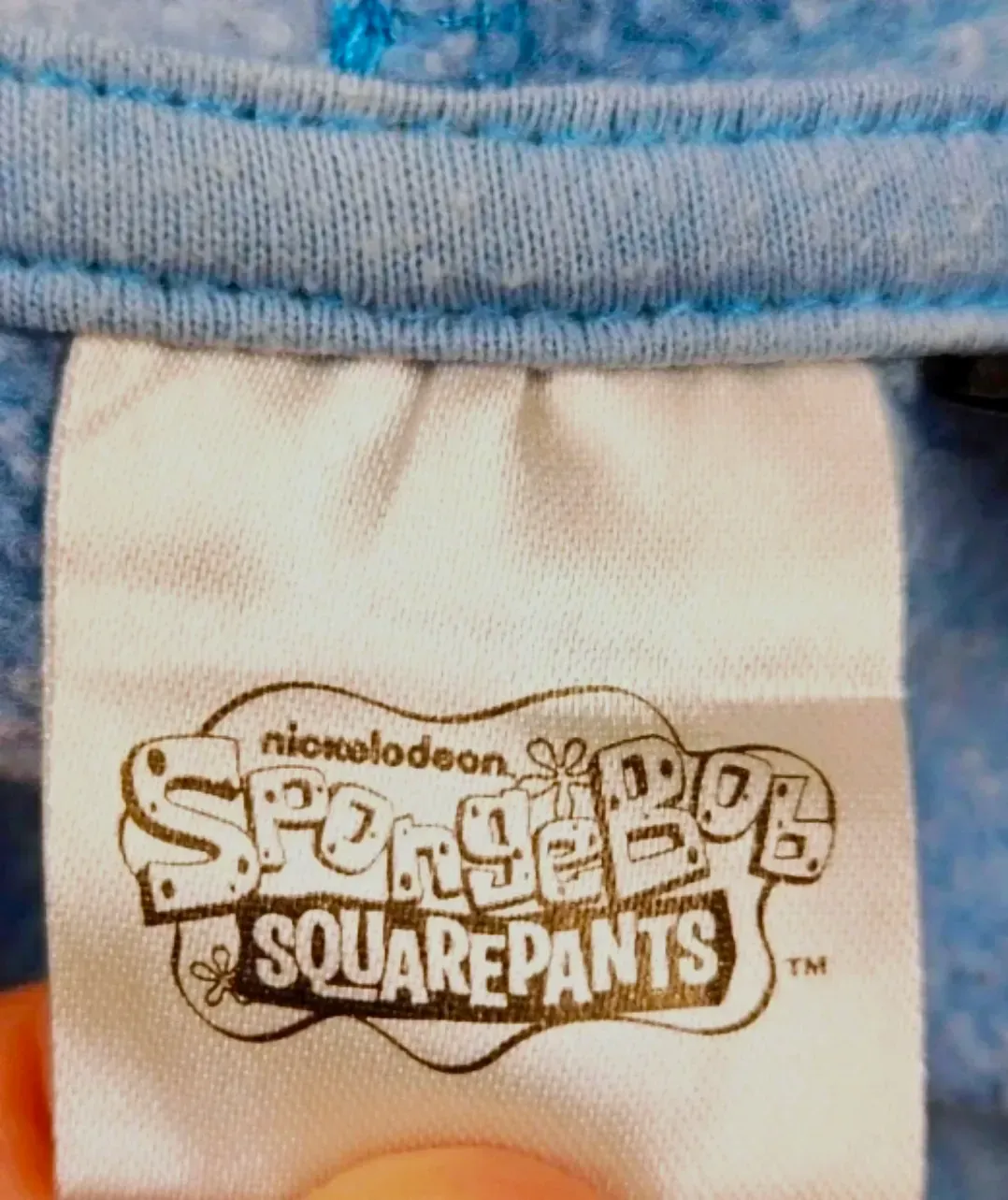 Sweat à capuche bob l'éponge et Patrick taille M – SpongeBob SquarePants – bleu tie-dye – taille M 5