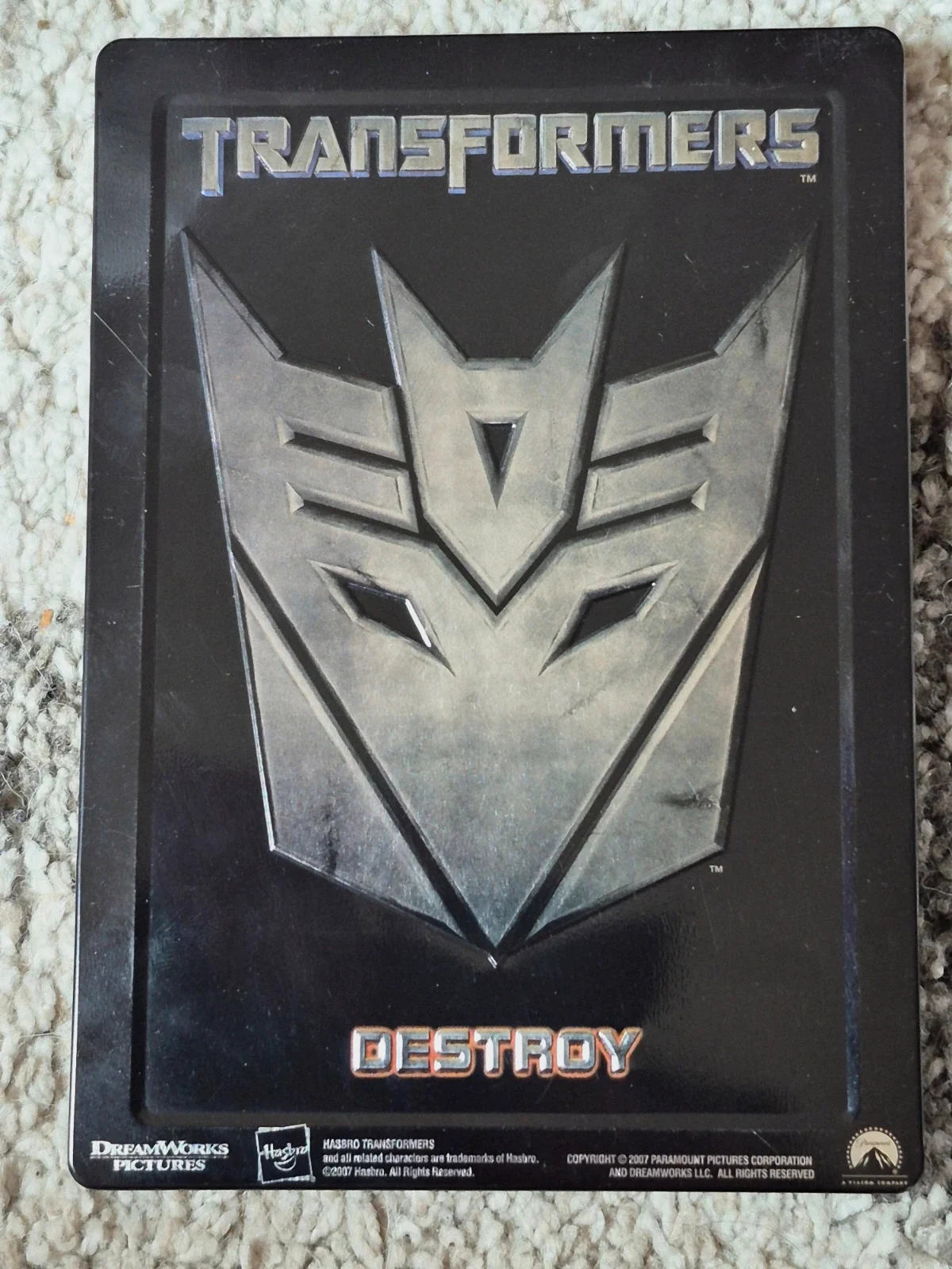DVD Steelbook Transformers - Édition Collector Limitée "Protect / Destroy"