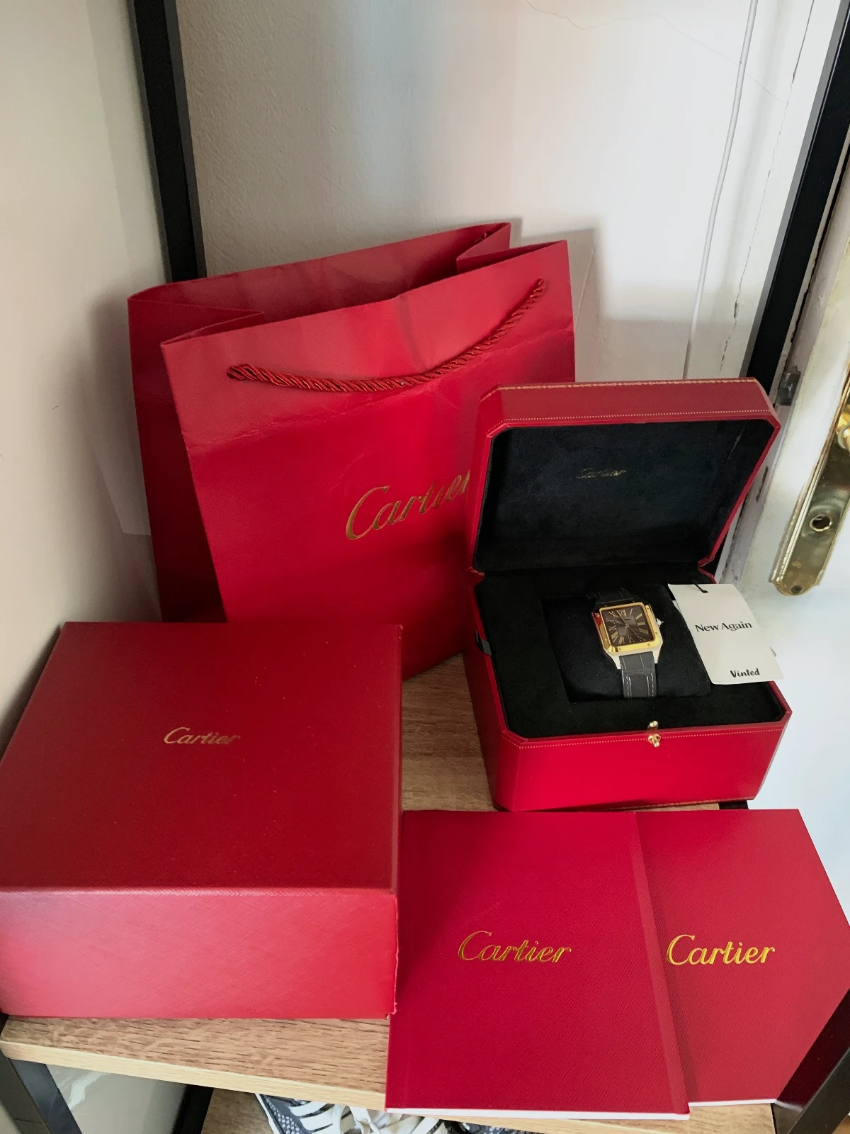 Cartier Santos-Dumont W2SA0036 – montre homme – écrin & coffret