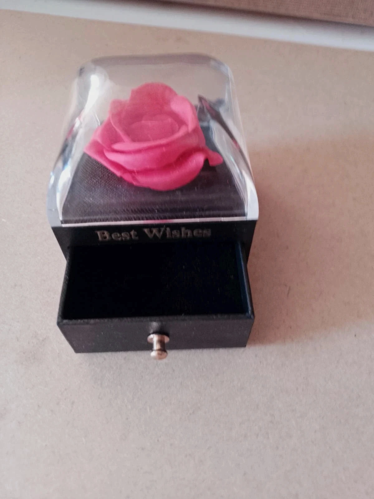 Caja joyero con Rosa Eterna / Preservada - "Best Wishes" – Best Wishes