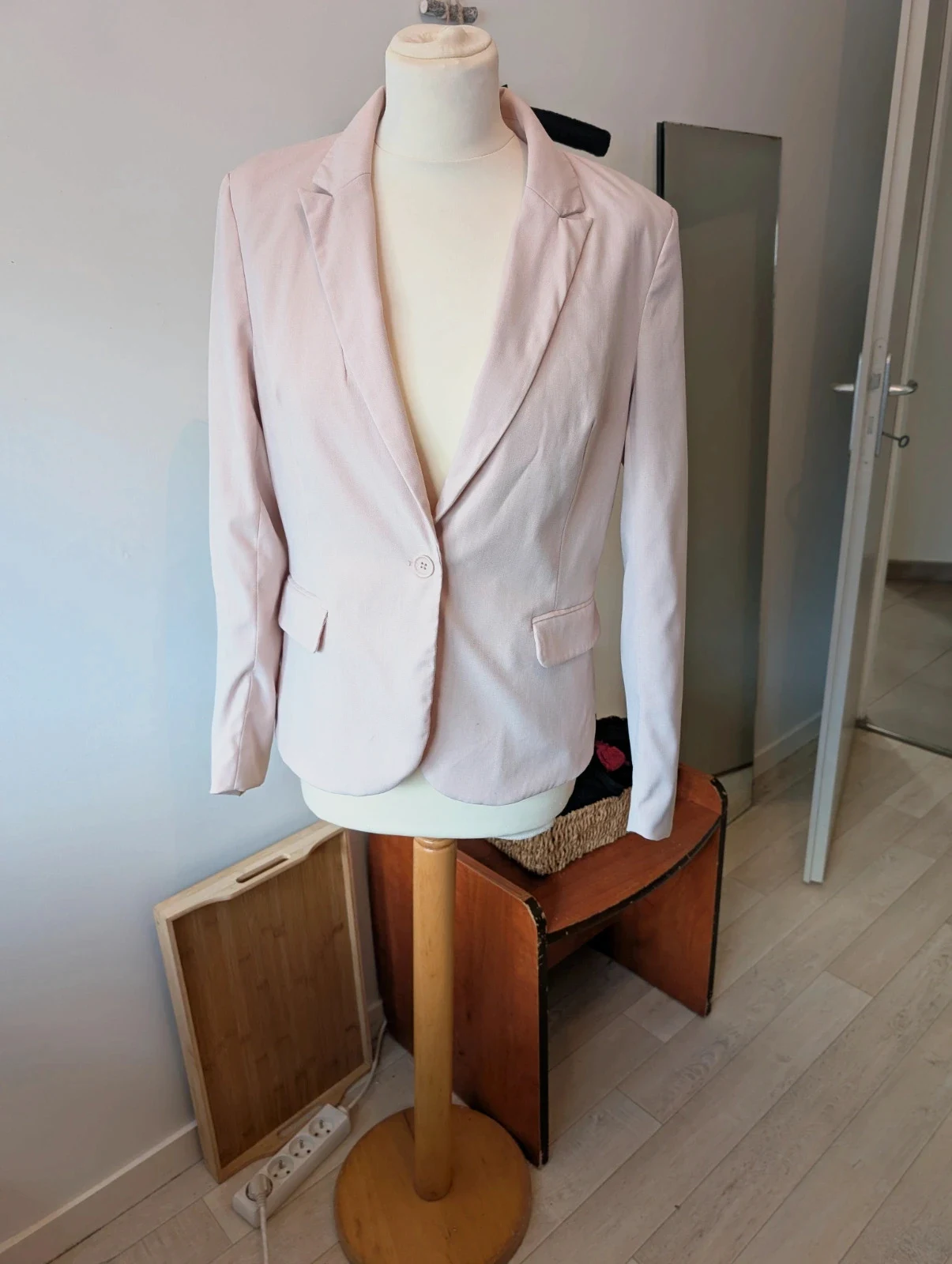 Veste blazer beige rosé / Taille 38 / Véro Moda