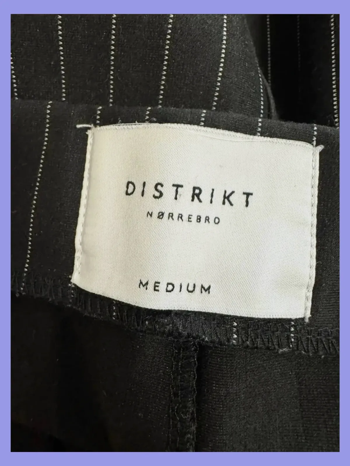 Pantalones rayas de Distrikt Nørrebro talla M 😍 – DISTRIKT NØRREBRO – taille M / 38 / 10 5