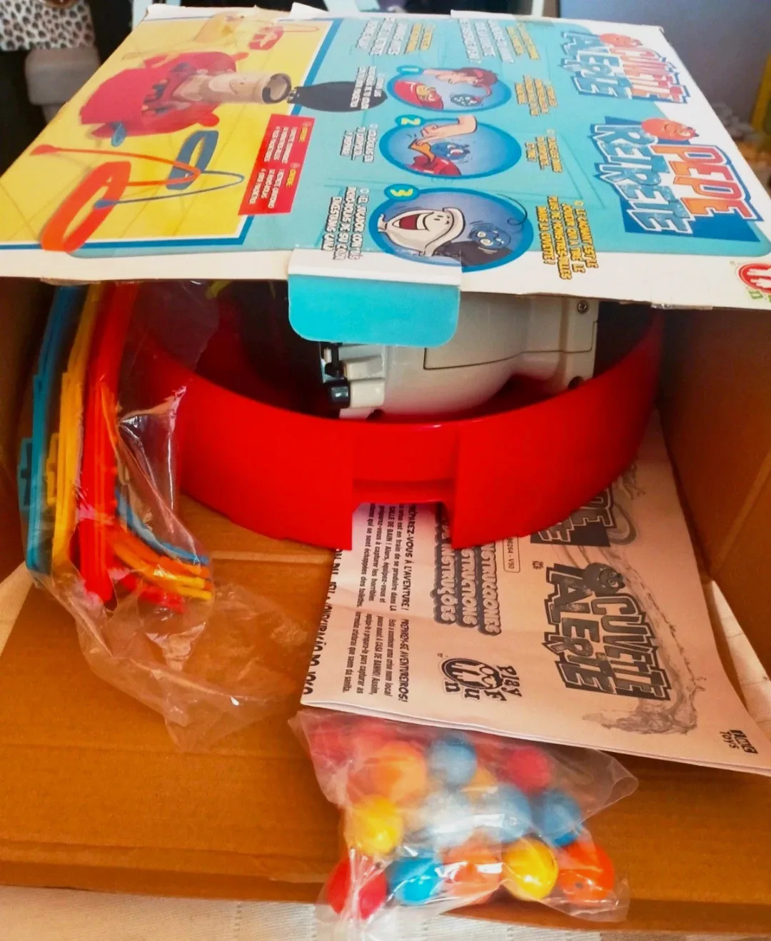 Juego de mesa infantil pepe retrete – play fun 3
