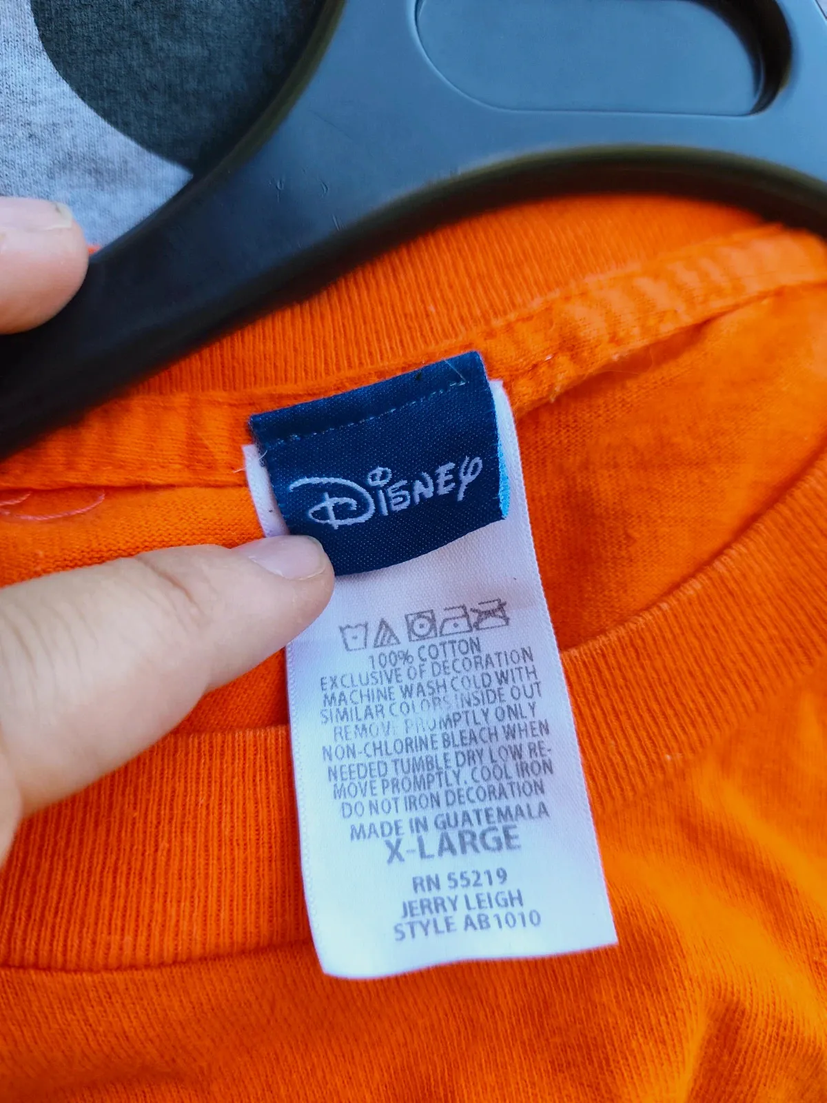 T-shirt Disney Mickey Dingo Donald Pluto orange 2009 – Disney – orange – taille XL 4