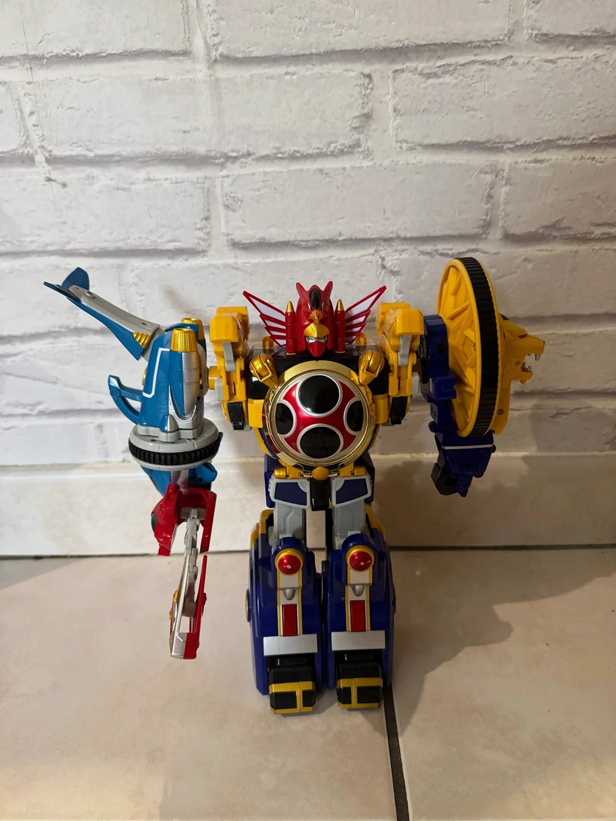 Power Rangers Ninja Storm Deluxe Storm Megazord Bandai 2002