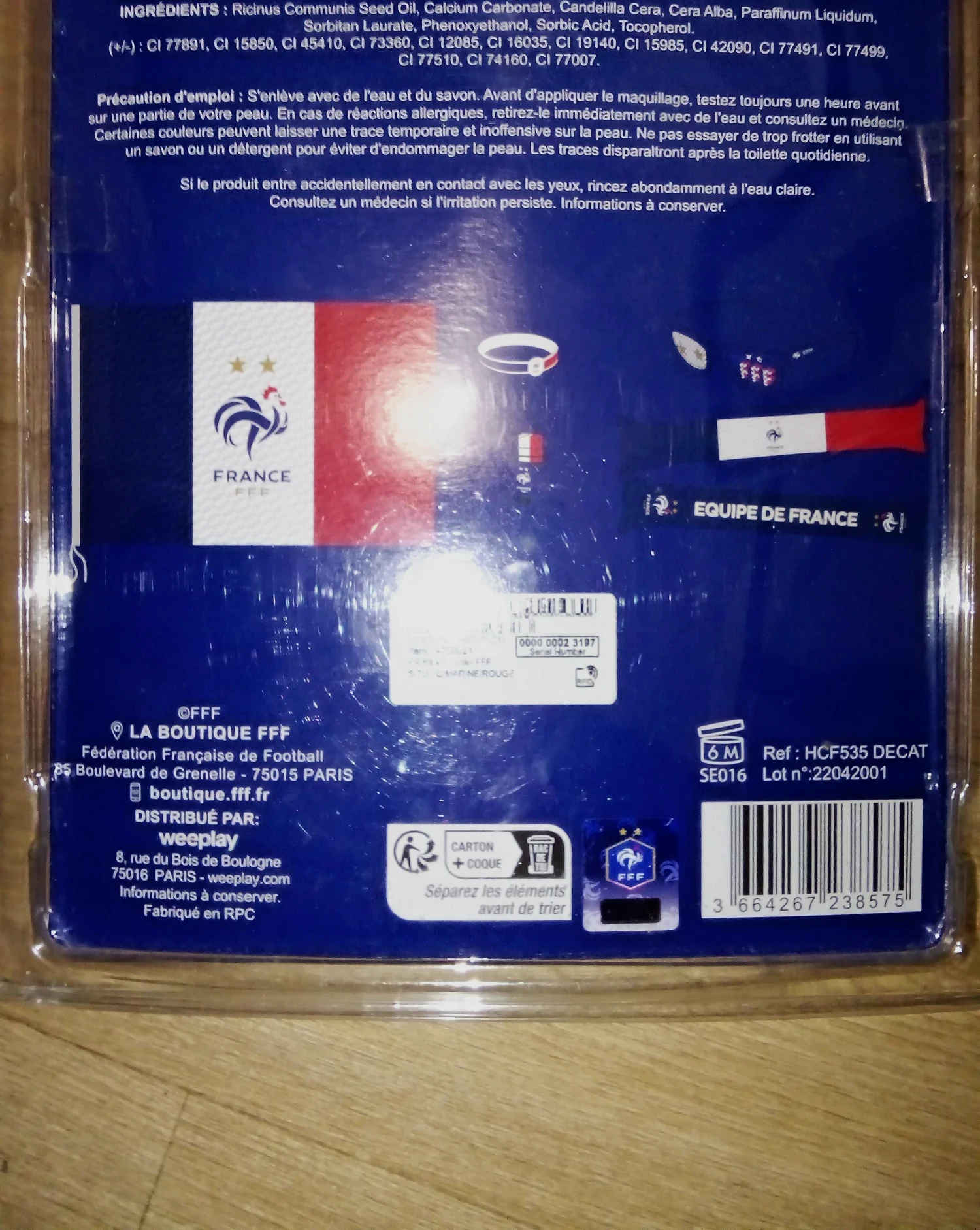 Kit supporter français