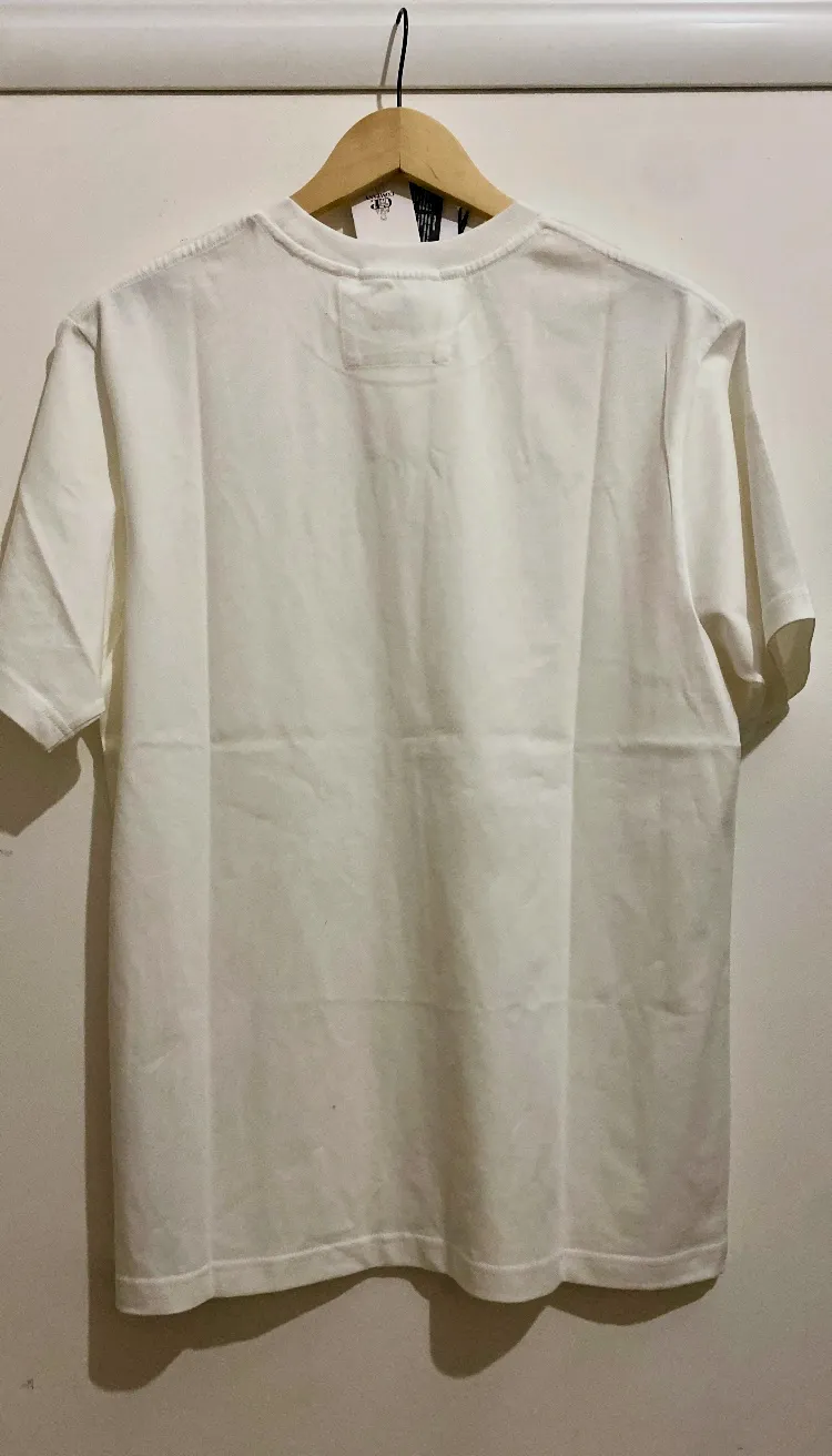 T-shirt CP Company Blanc Logo Noir Neuf Taille M-L Authentique – Cp Company – blanc – taille M 7
