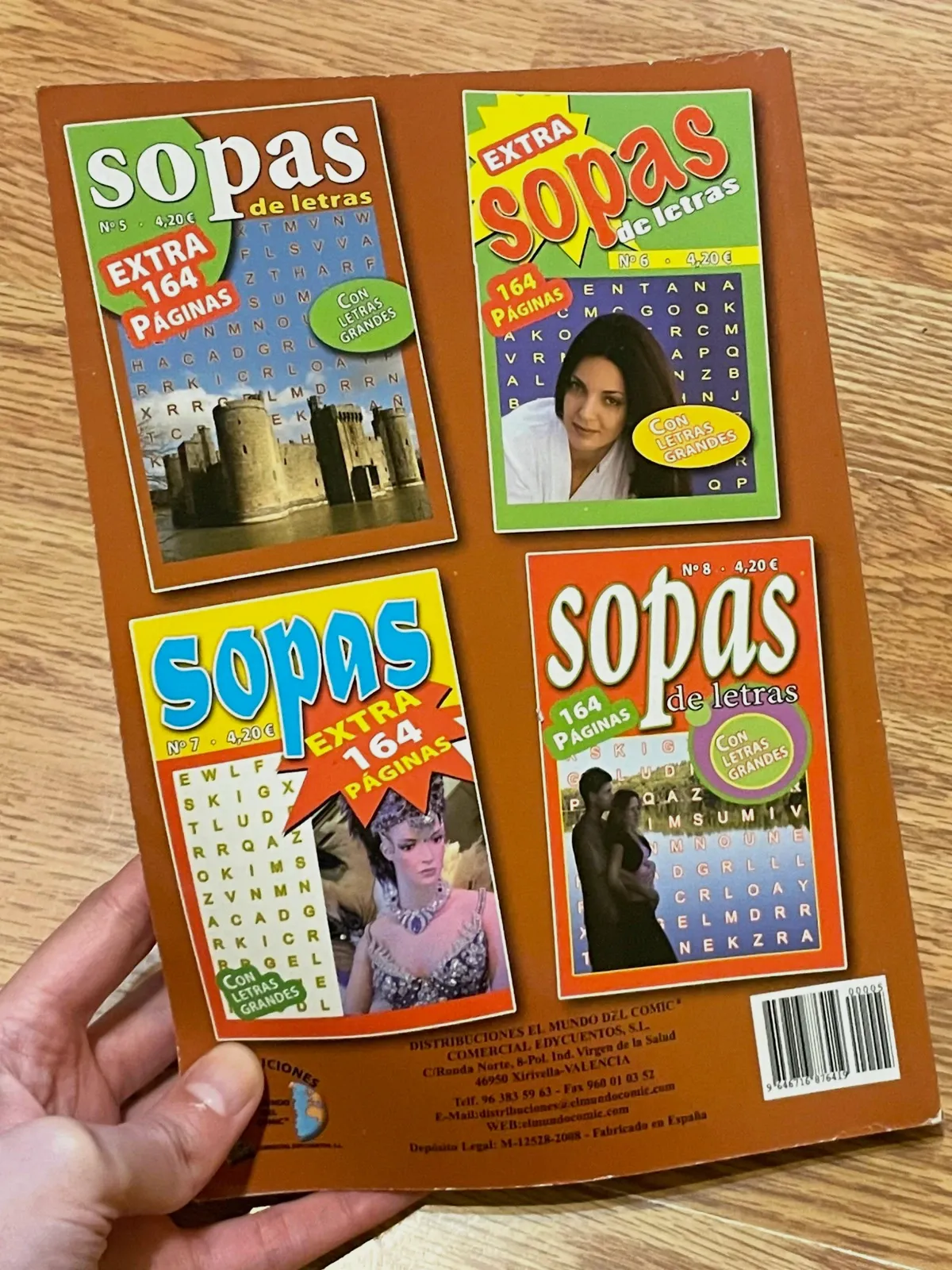 Libro Sopas de Letras EXTRA (164 págs) - Letra Grande - NUEVO 3