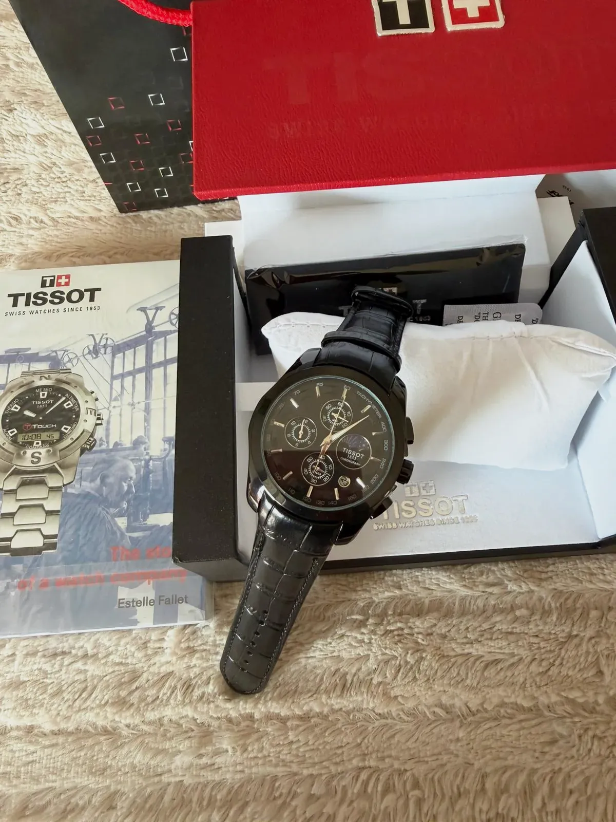 Montre Tissot chronographe noire – Tissot – noir 2