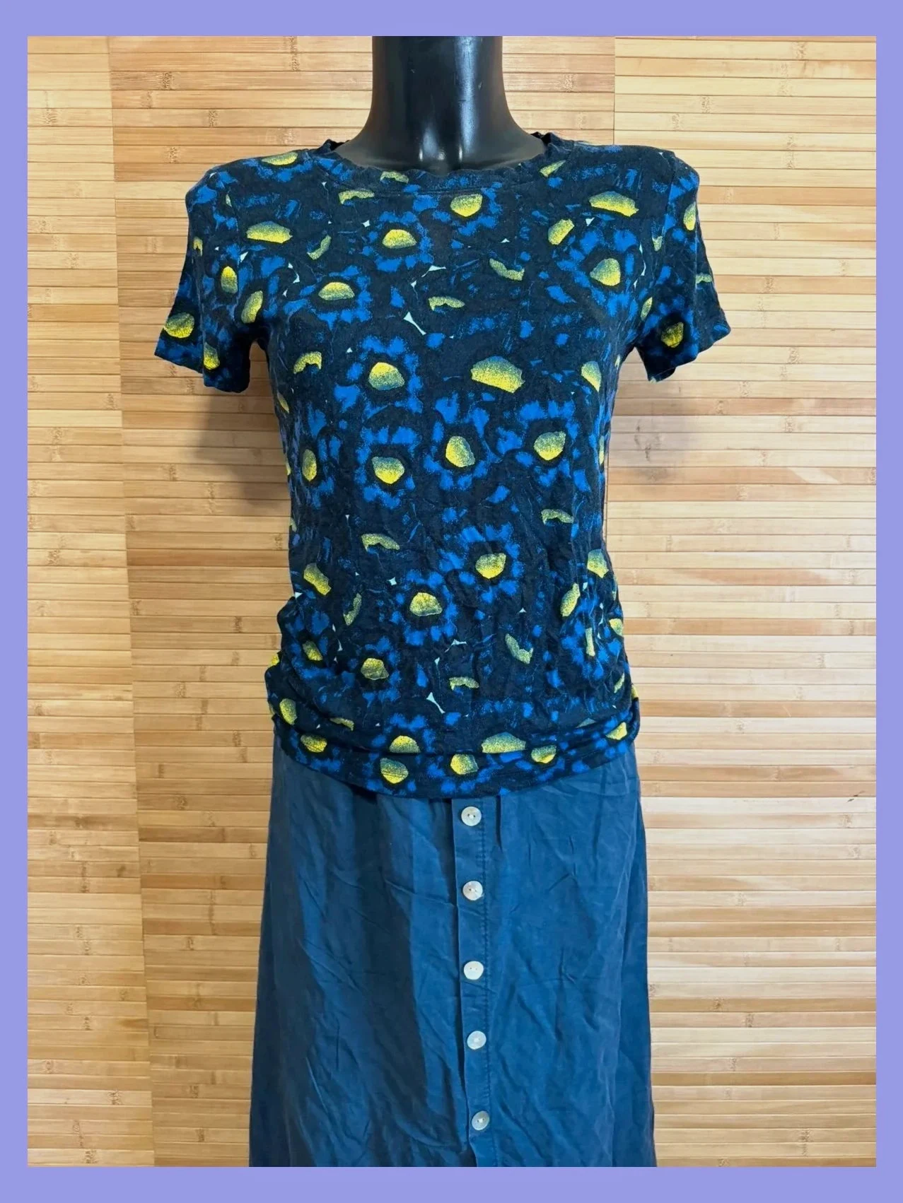 Camiseta estampada algodón de marca Kenzo , talla S 😍