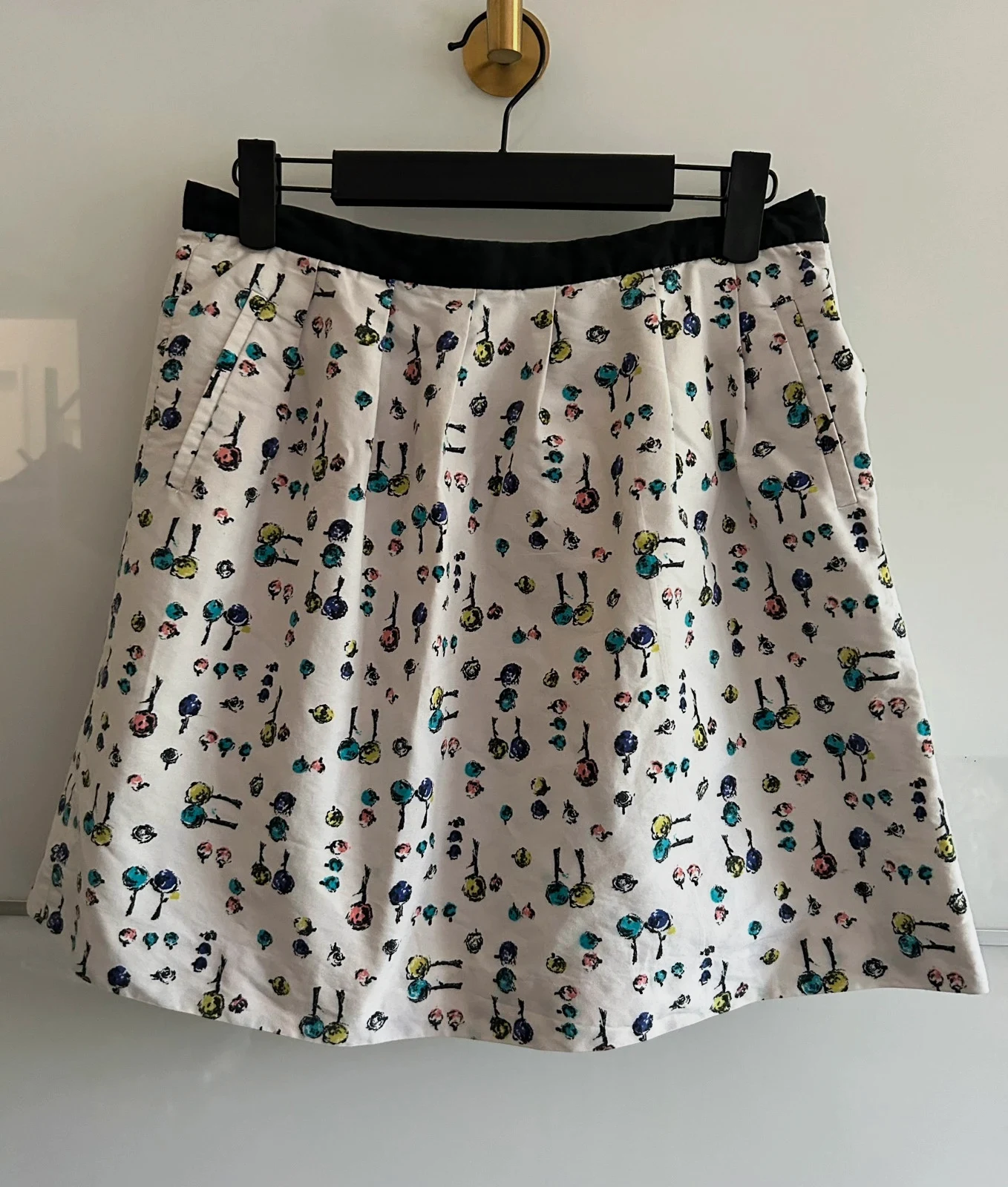 Jupe Claudie Pierlot taille 38 soie coton chic
