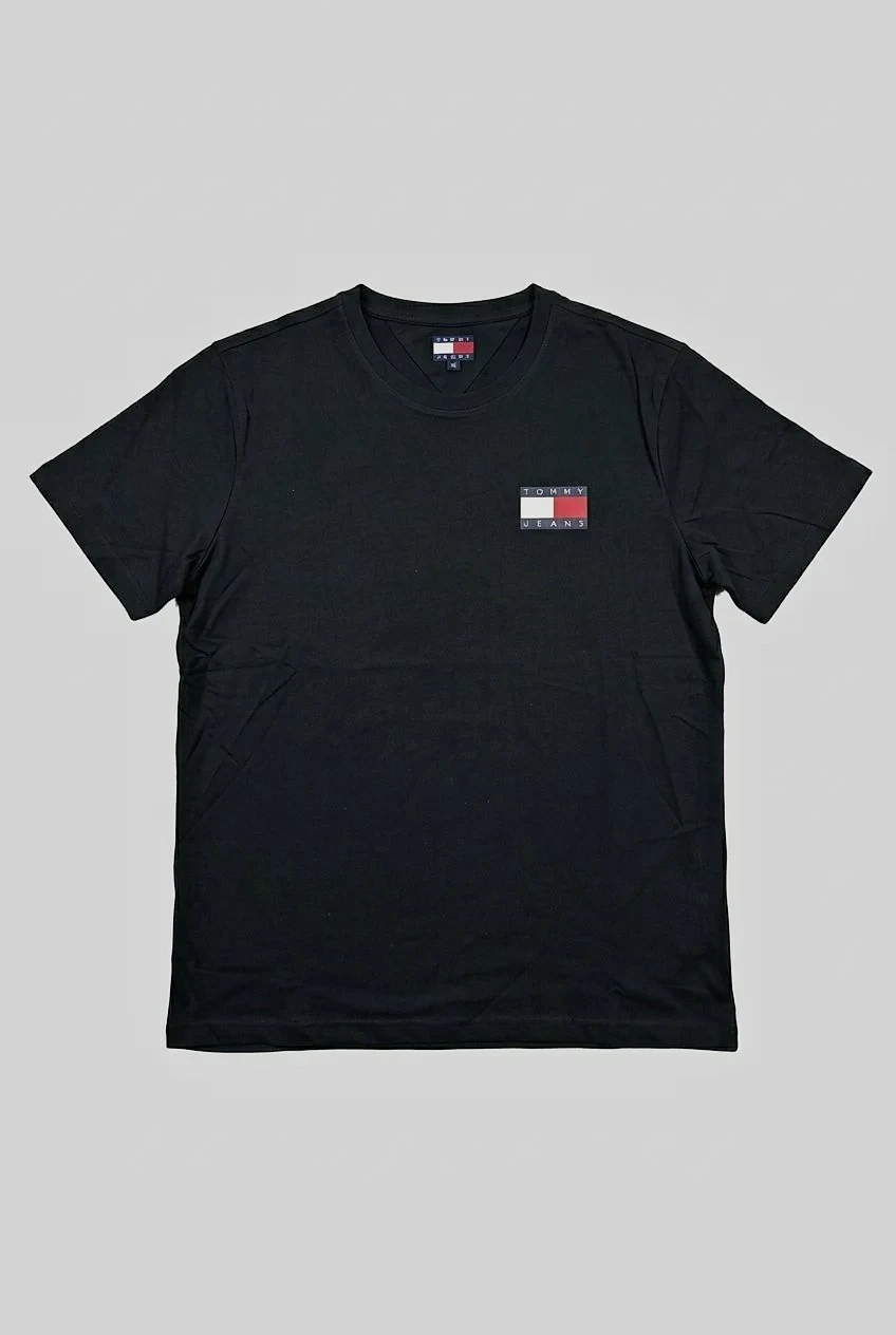 T-shirt Tommy Jeans Noir Logo Poitrine