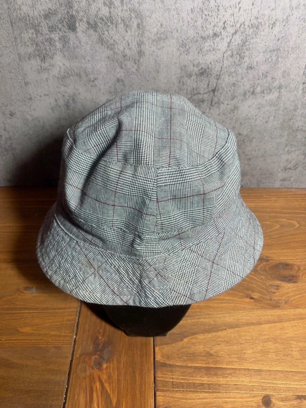 Sombrero Bucket Cuadros Gris | Gorro Pescador | STCN SantaCana Madrid – taille 56
