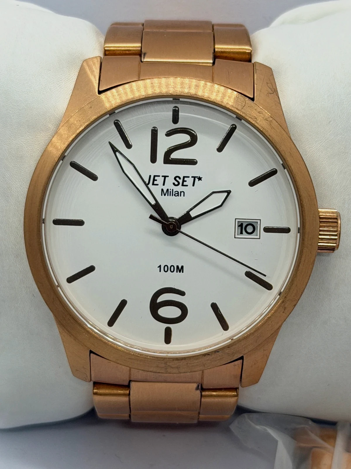 Montre Jet Set Milan - Dorée & Cadran Blanc