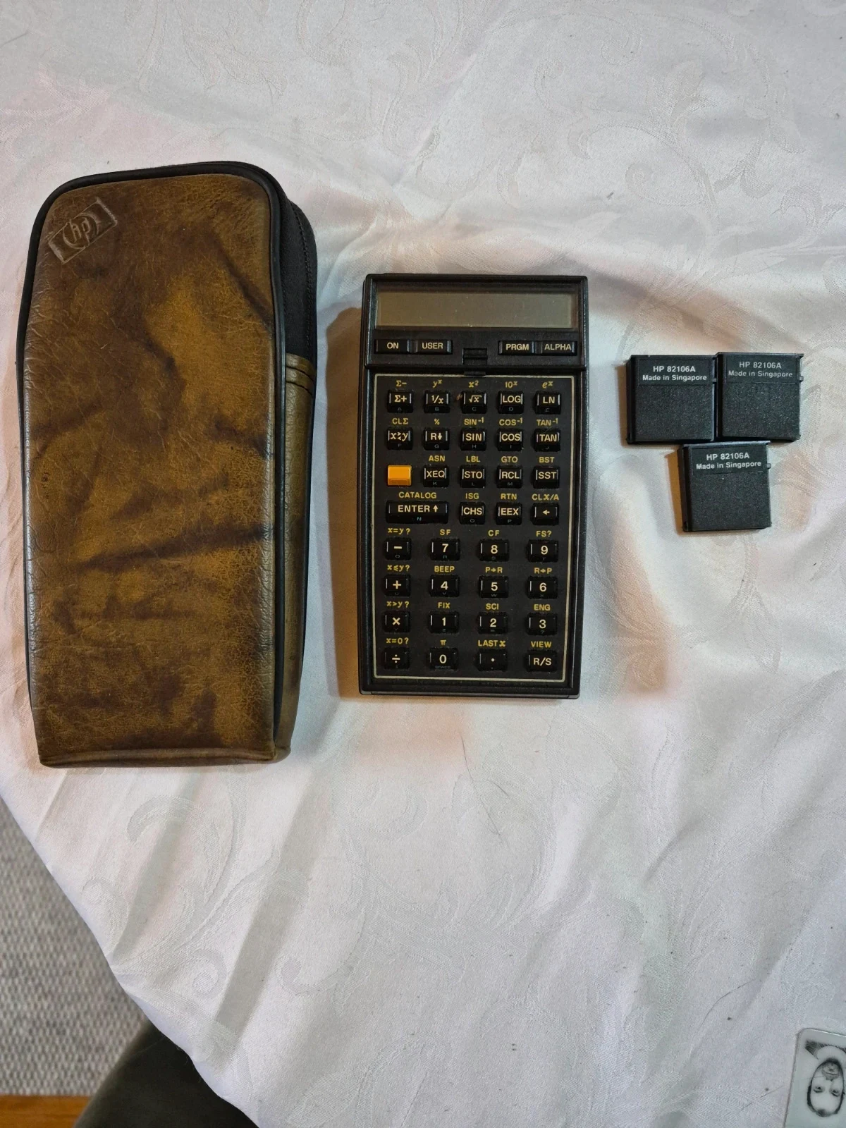 Calculatrice vintage hp 41 C avec housse d'origine