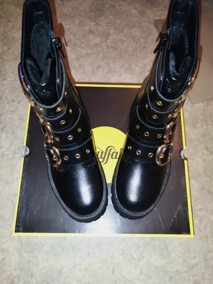 Boots Buffalo noires 36 – Buffalo – noir – taille 38 7