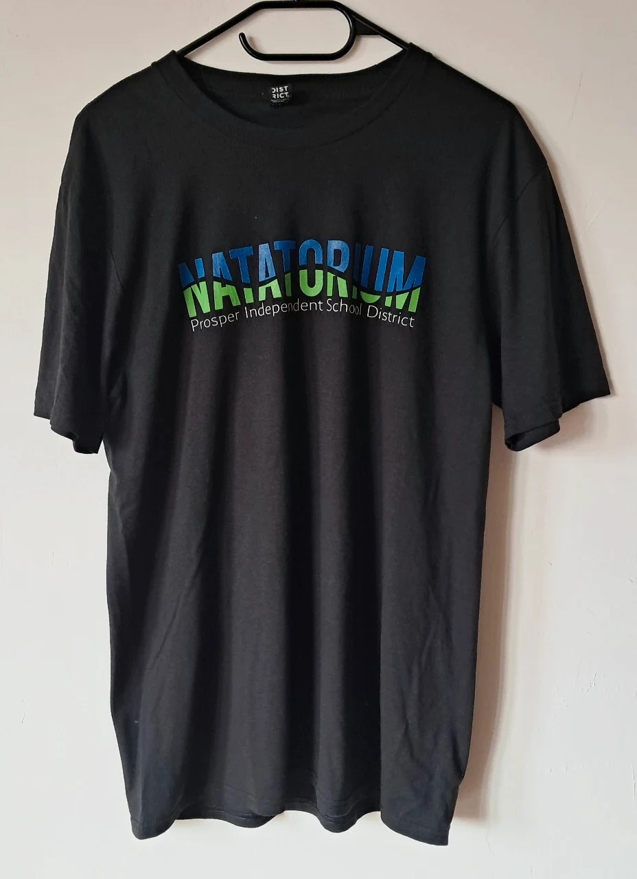 T-shirt District Natatorium noir taille M