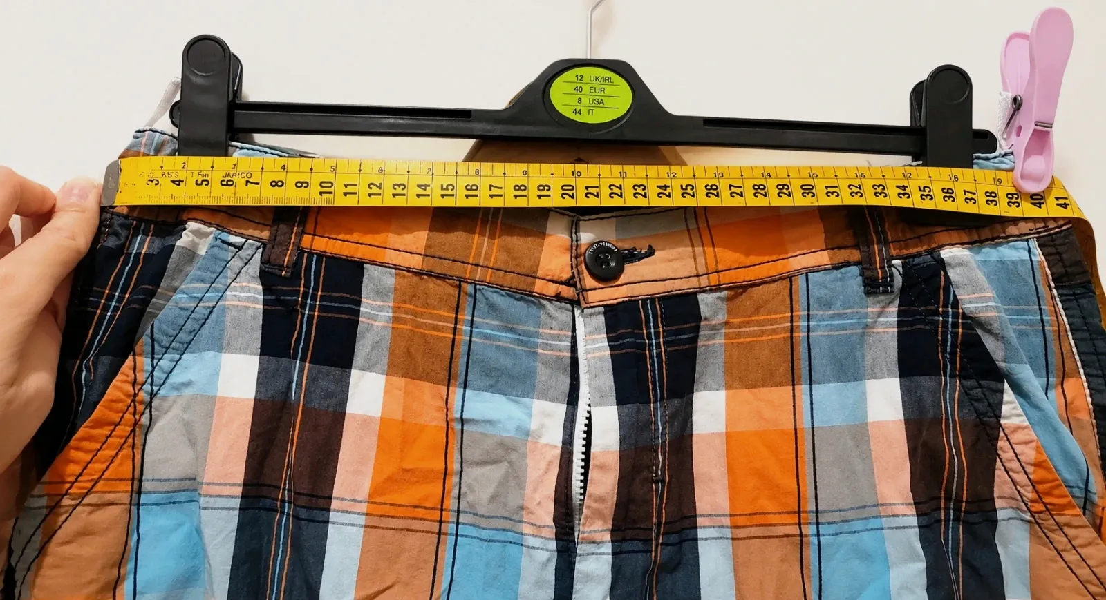 Bermudas cargo cuadros C&A (170/176) – C&A – taille 15 ans / 170 cm 3