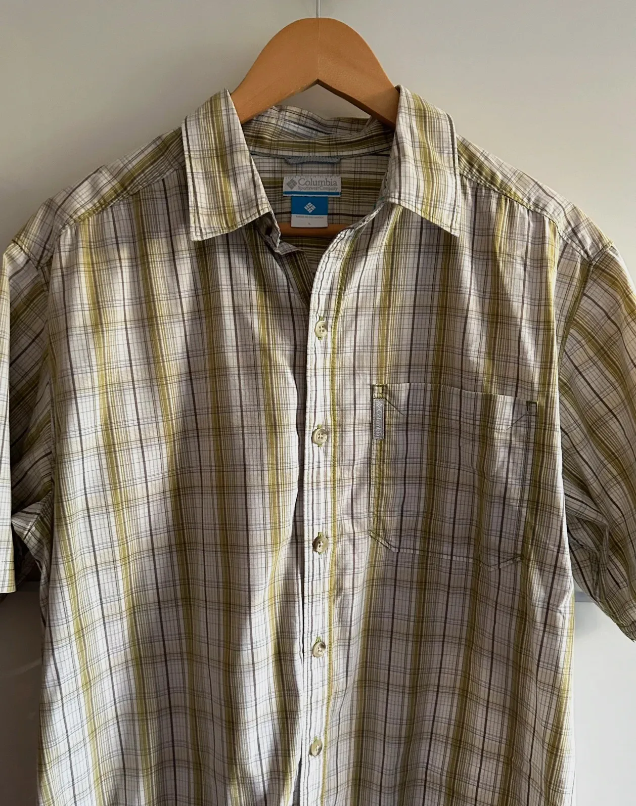 Chemise Columbia homme L outdoor randonnée carreaux coton – Columbia – taille L 3