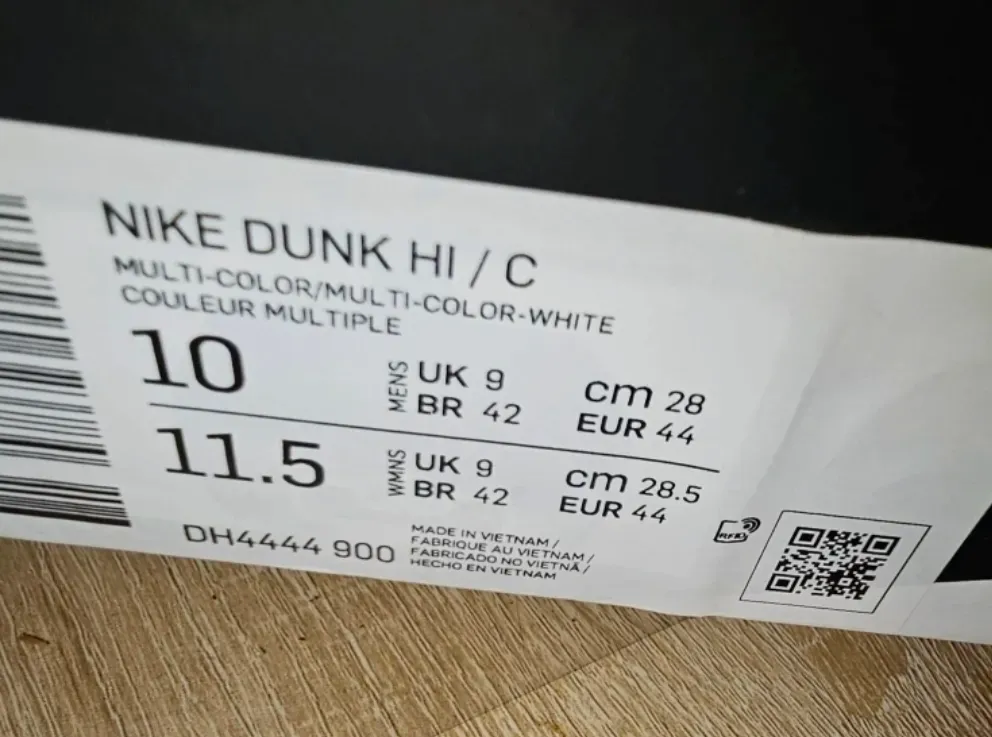Sneakers Nike Dunk High Clot Metallic Silver – Nike – taille EU 44 2