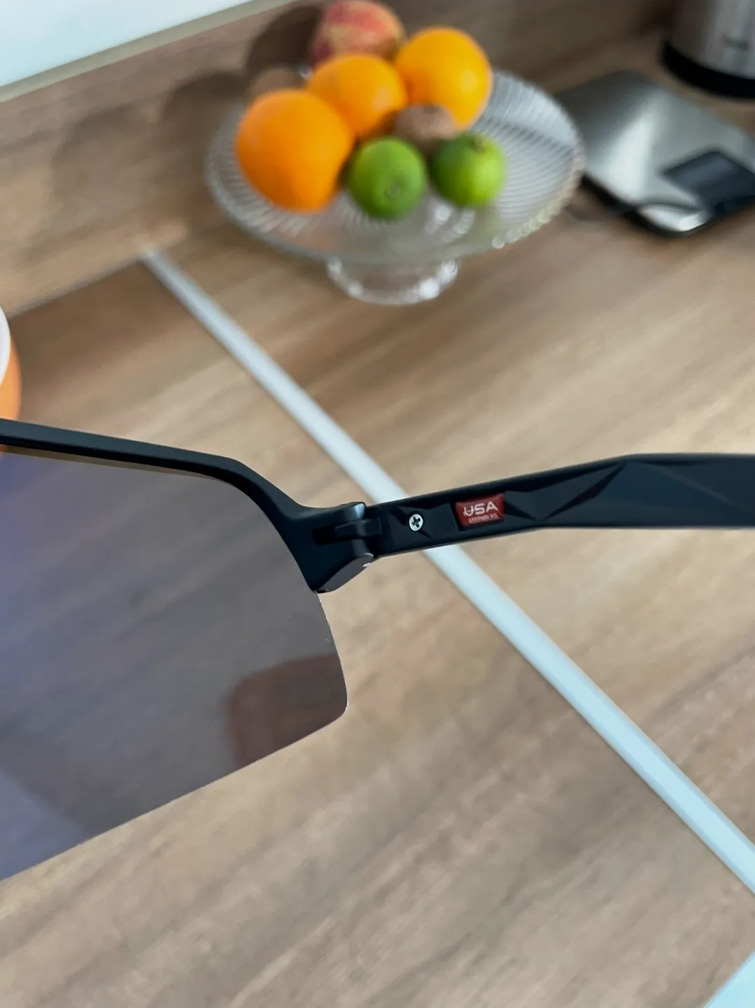 Lunettes de sport verres bleus – Oakley – noir avec verres bleu miroir 6