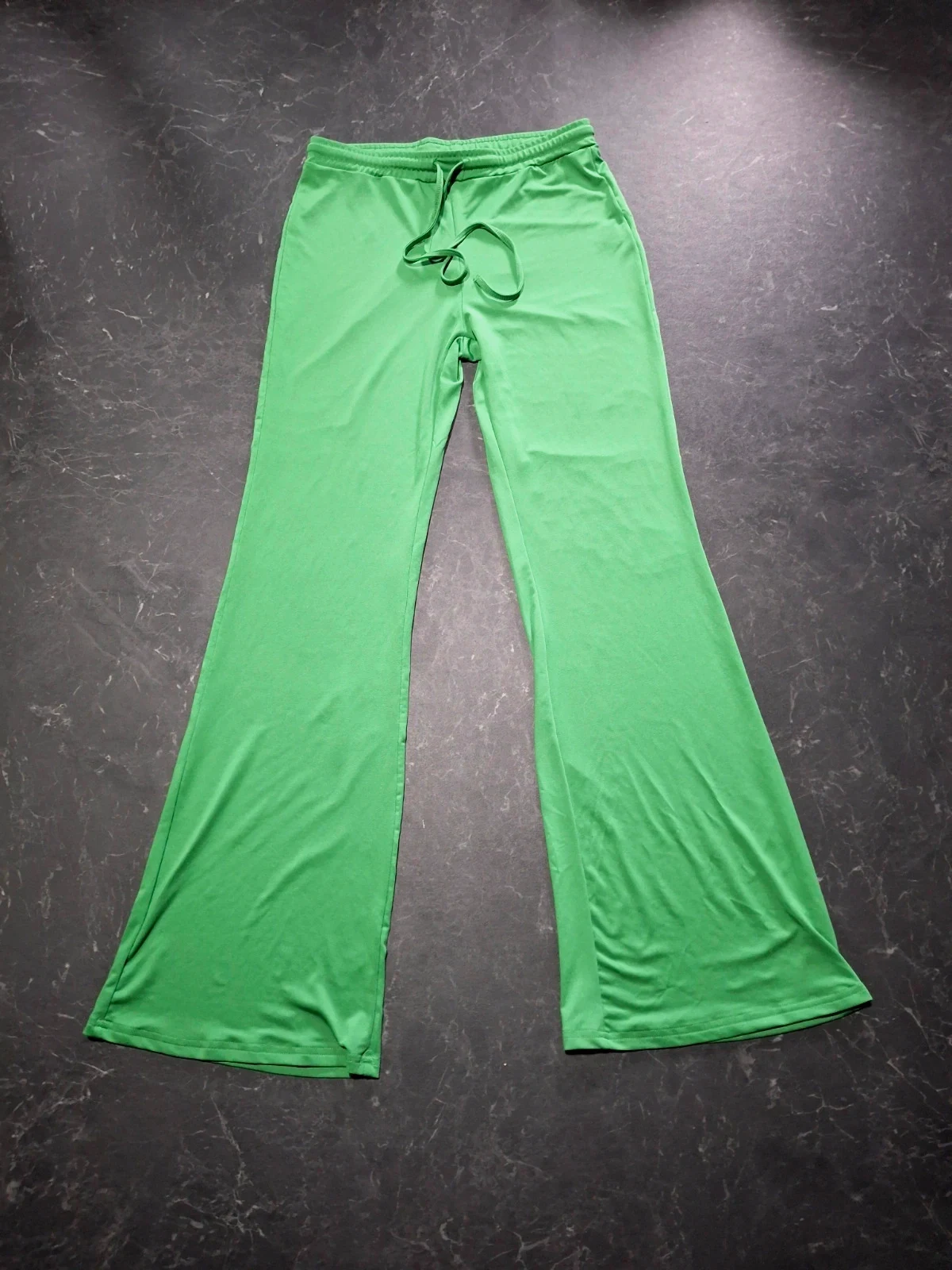 Pantalon Flare Vert Vif - Taille M – Shein – taille M / 38 / 10