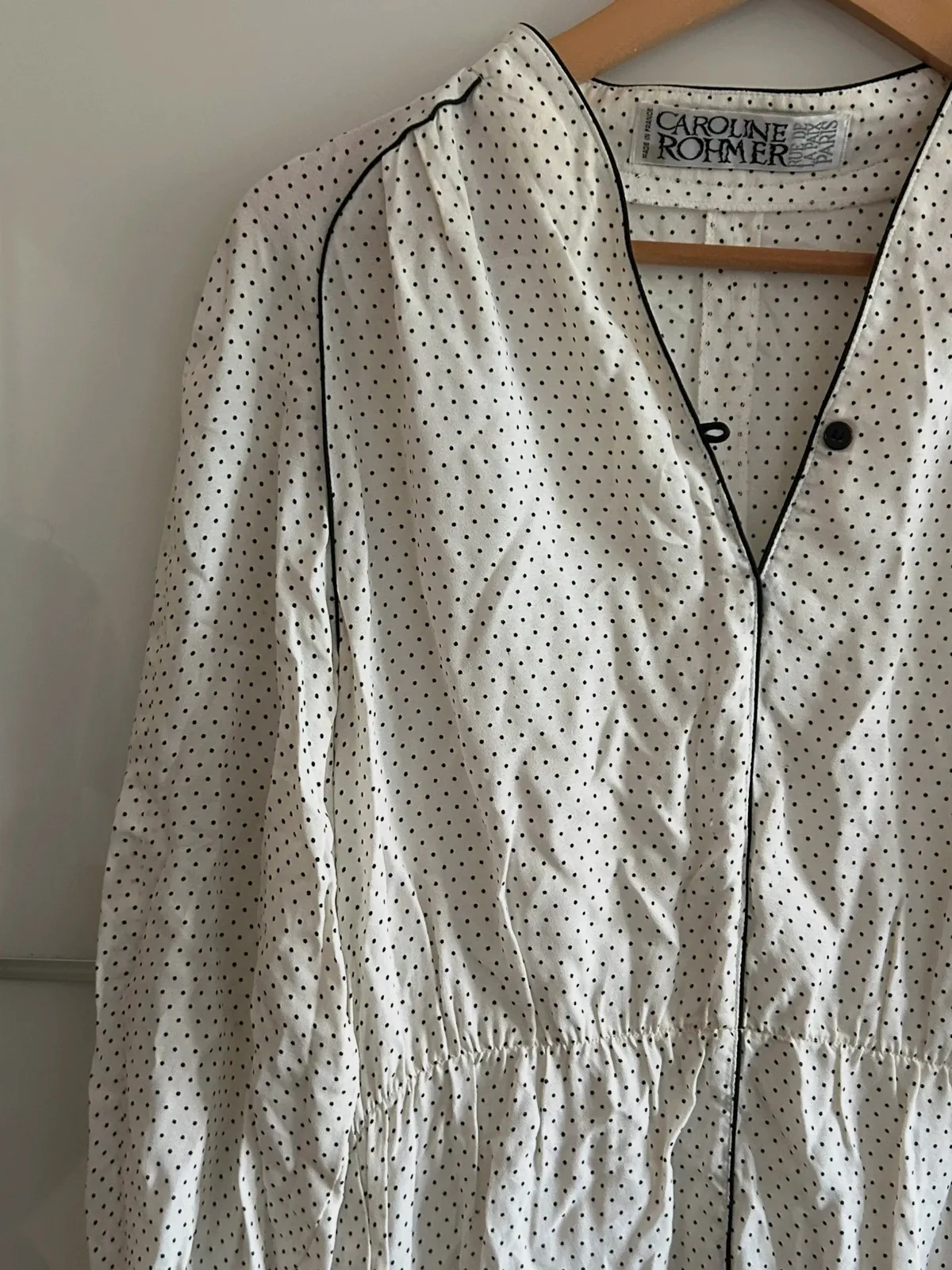 Robe vintage 80s Caroline Rohmer T S Made in France rétro chic – Caroline Rohmer – taille S / 36 / 8 3