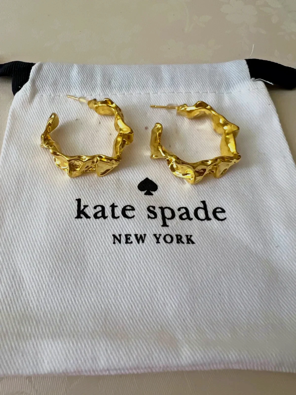 Boucles d'oreilles Kate Spade New York dorées