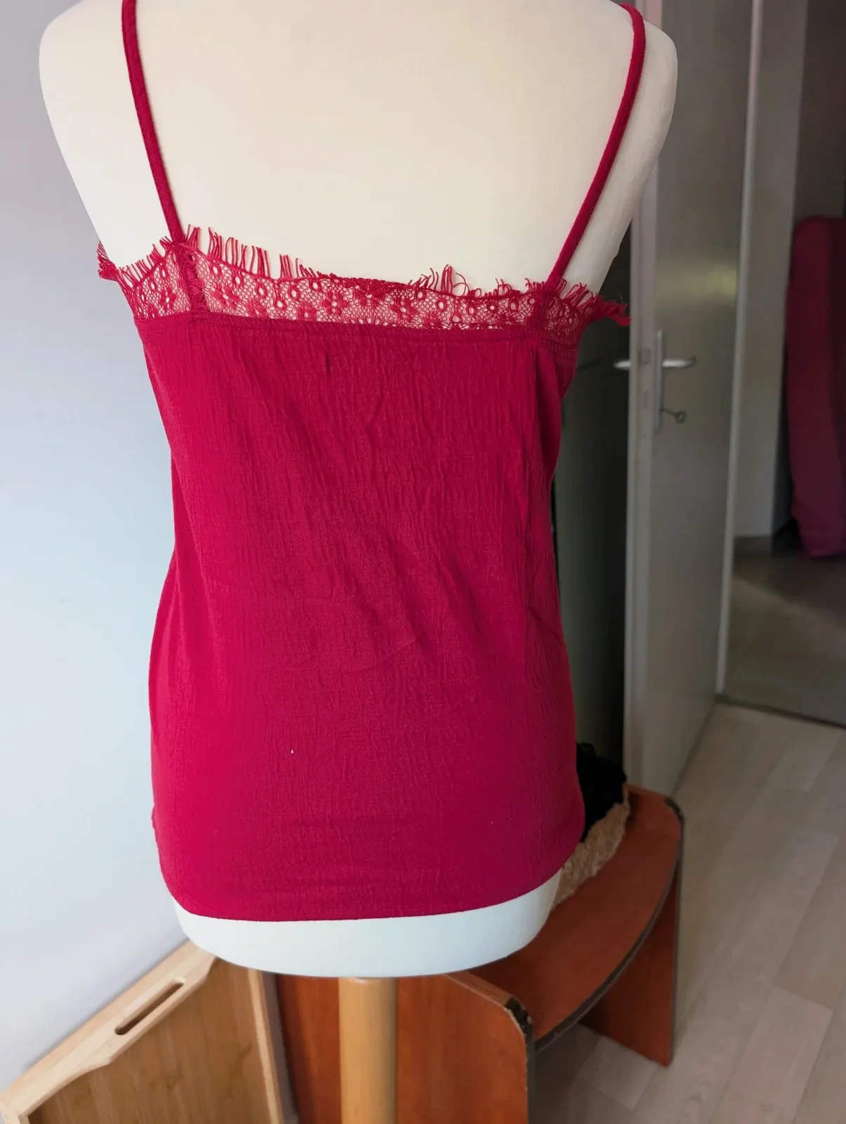 Débardeur/ caraco / top bretelle rouge Taille M – Fashion Private Company – taille M / 38 / 10 4
