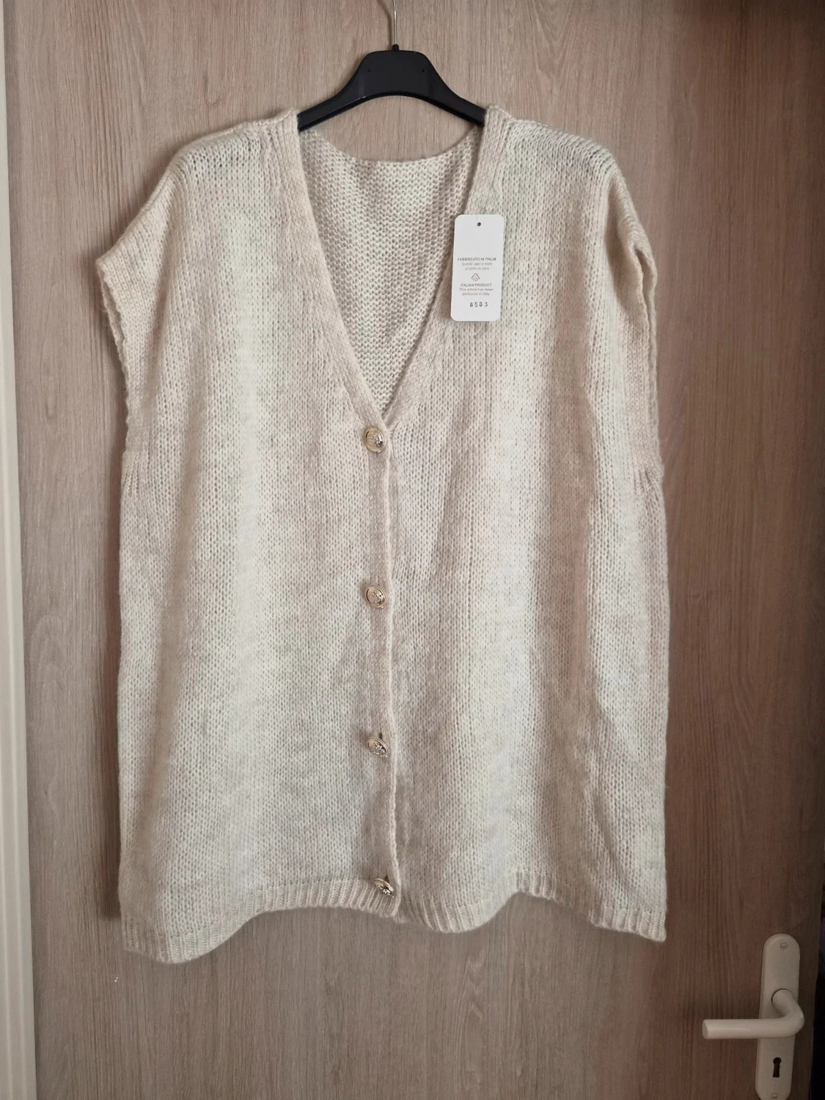 Gilet sans manches oversize - Made in ltaly- TU 44 au 52 – New Collection – taille XXL / 44 / 16