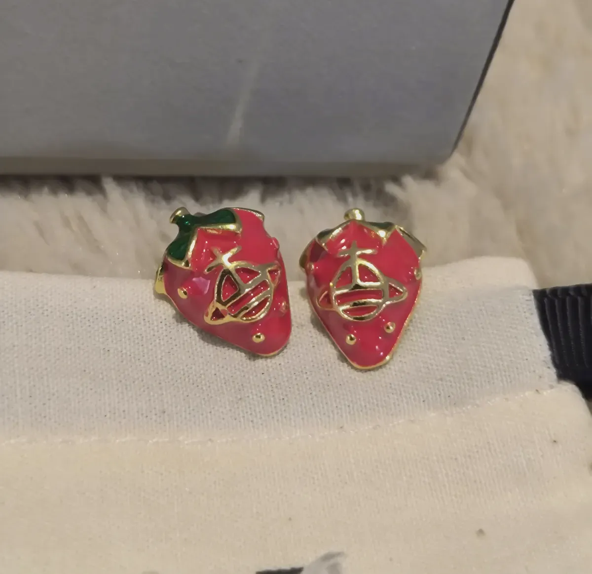 Boucles d'oreilles fraise Vivienne Westwood – Vivienne Westwood – rouge – taille Taille unique 5