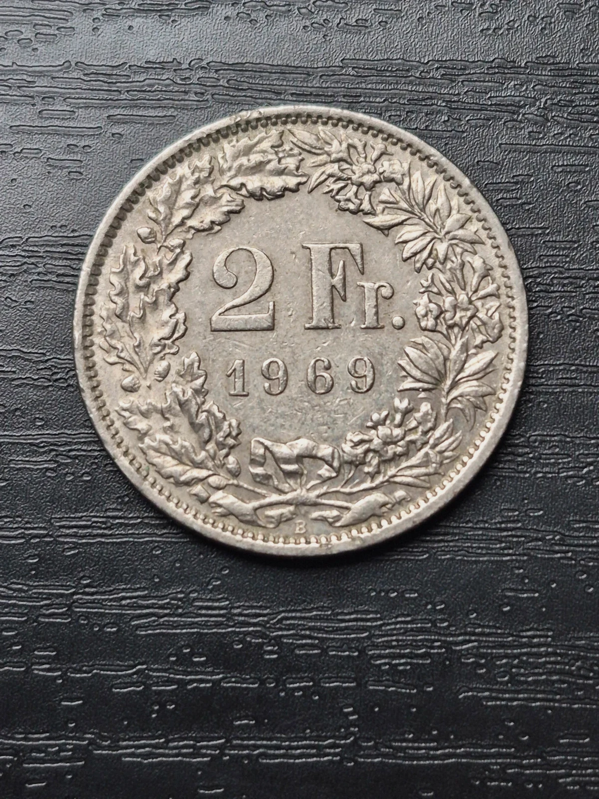 Pièce 2 Francs Suisse 1969 - Atelier B