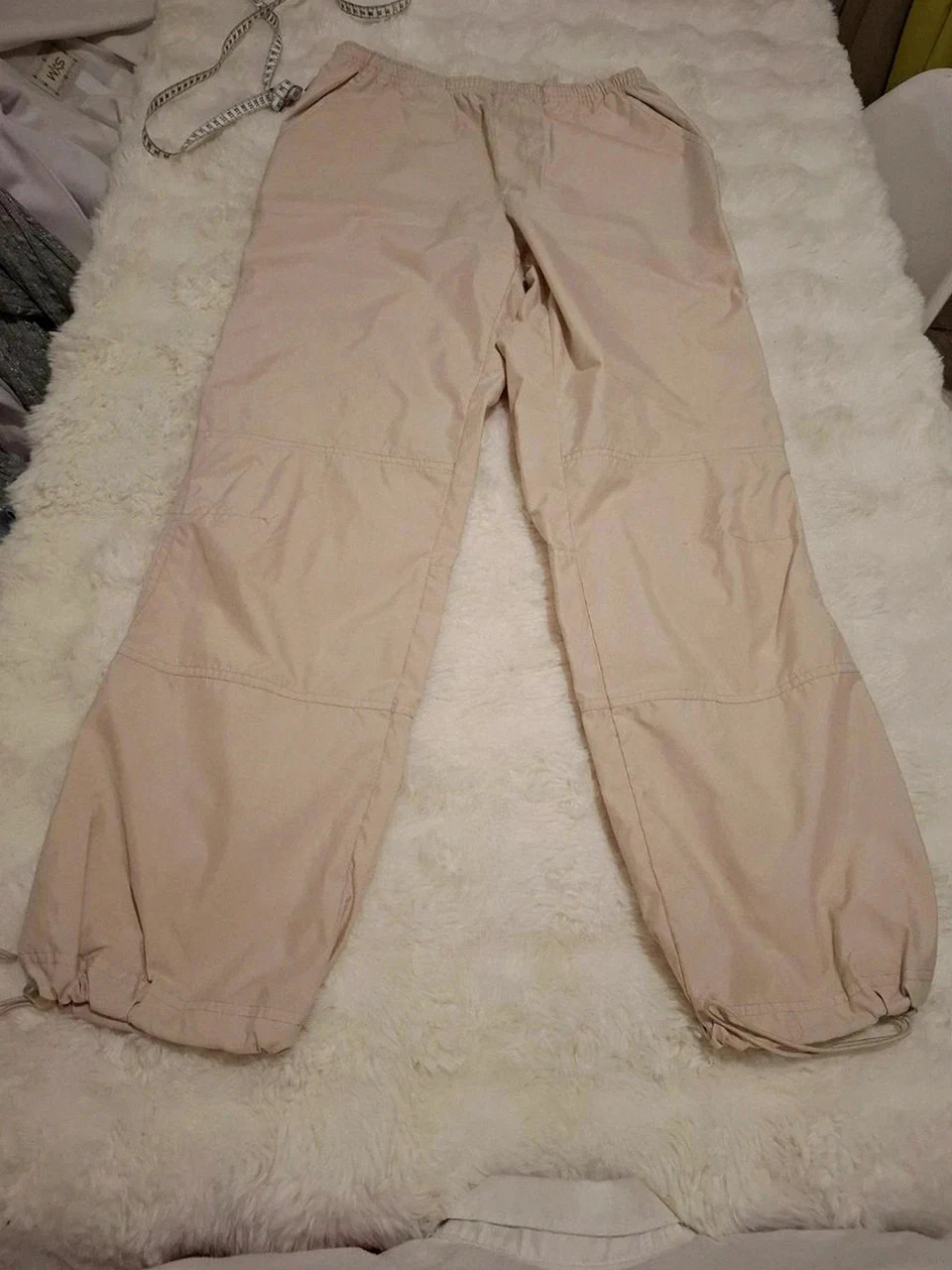 Pantalon technique vintage Reebok Cargo - Beige clair - Taille M / 38