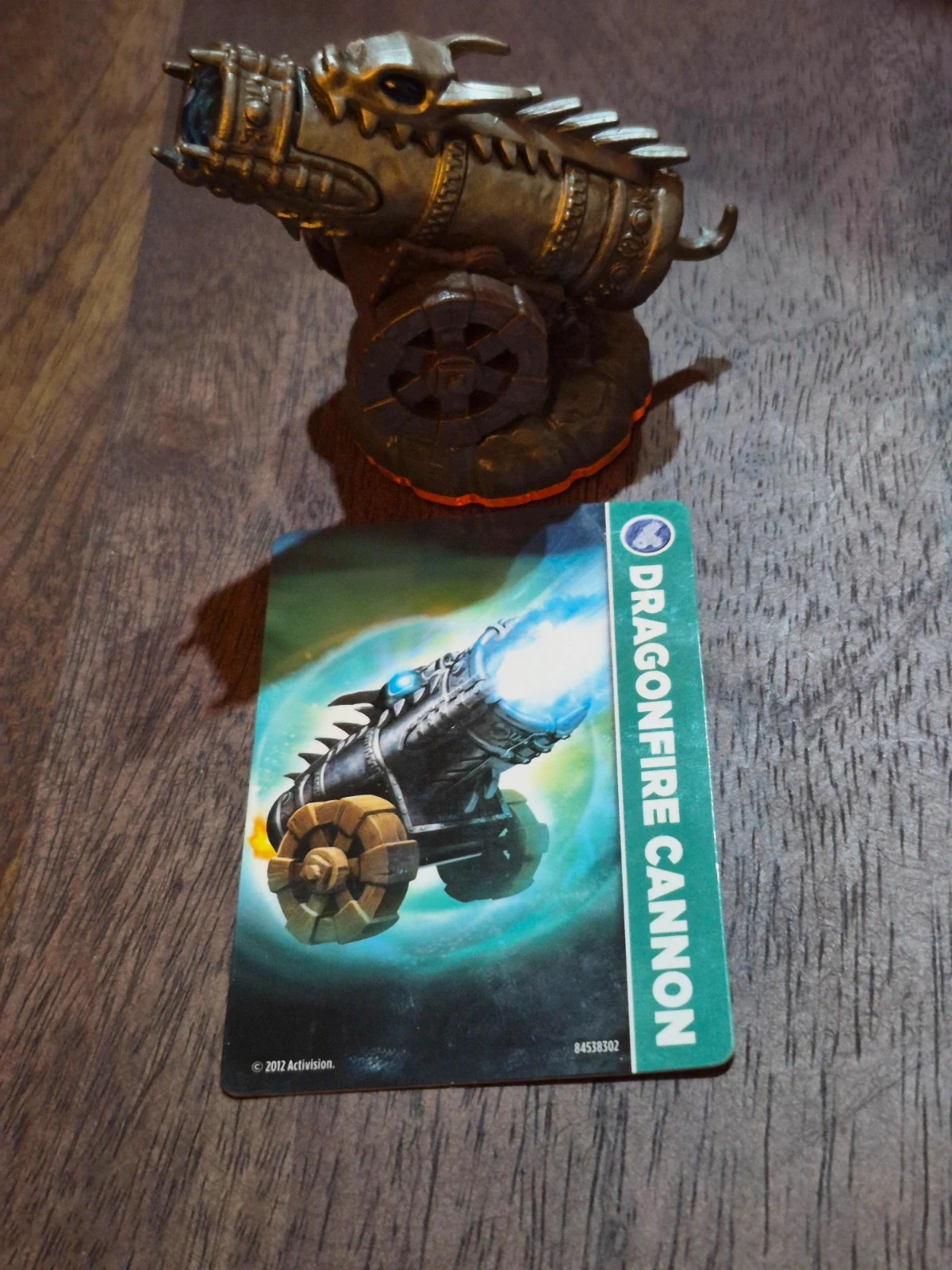 Objet Magique Skylanders Giants - Golden Dragonfire Cannon + Carte