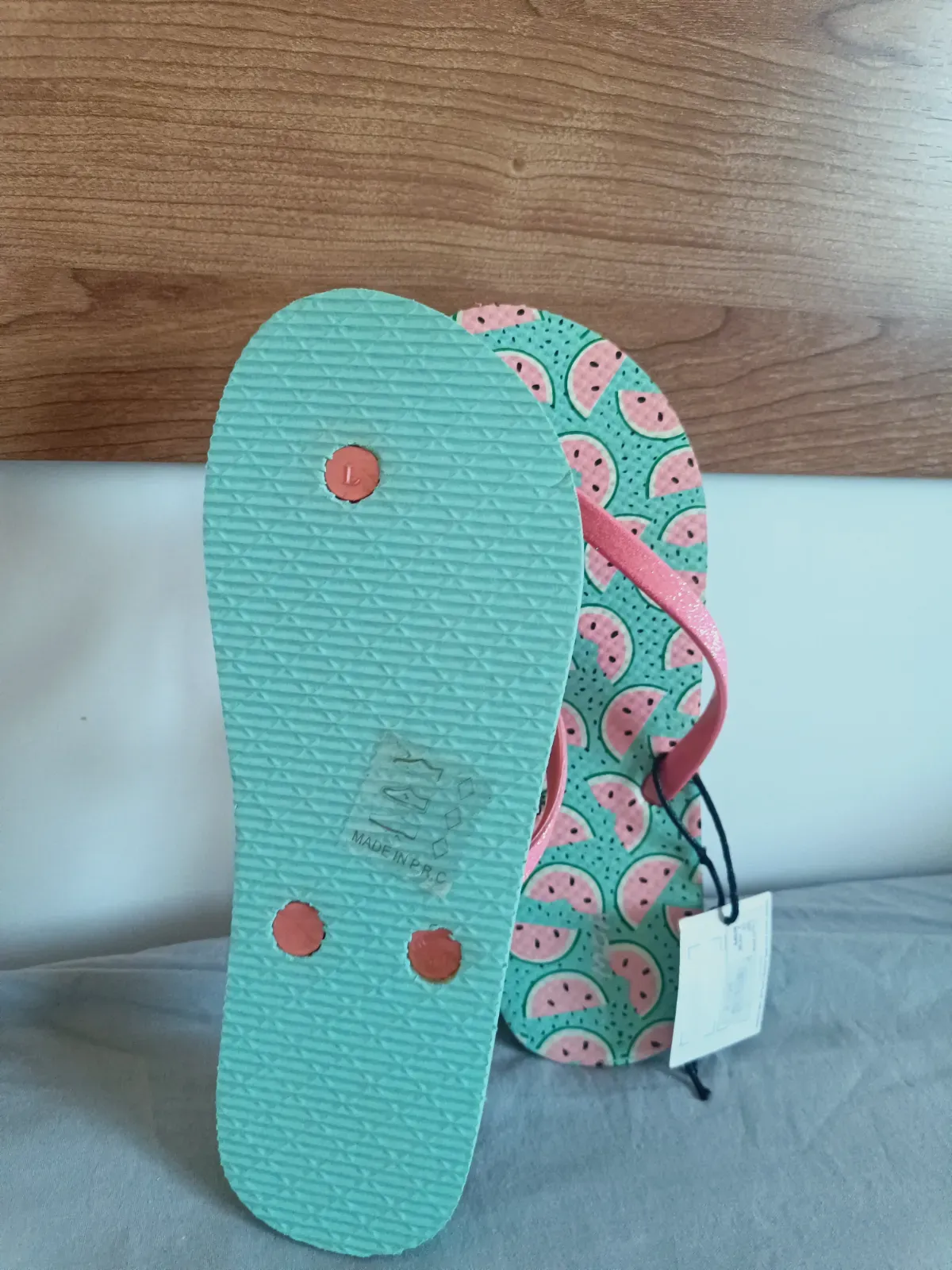 Chancletas de playa estampadas con sandías – Sin marca – taille S 3