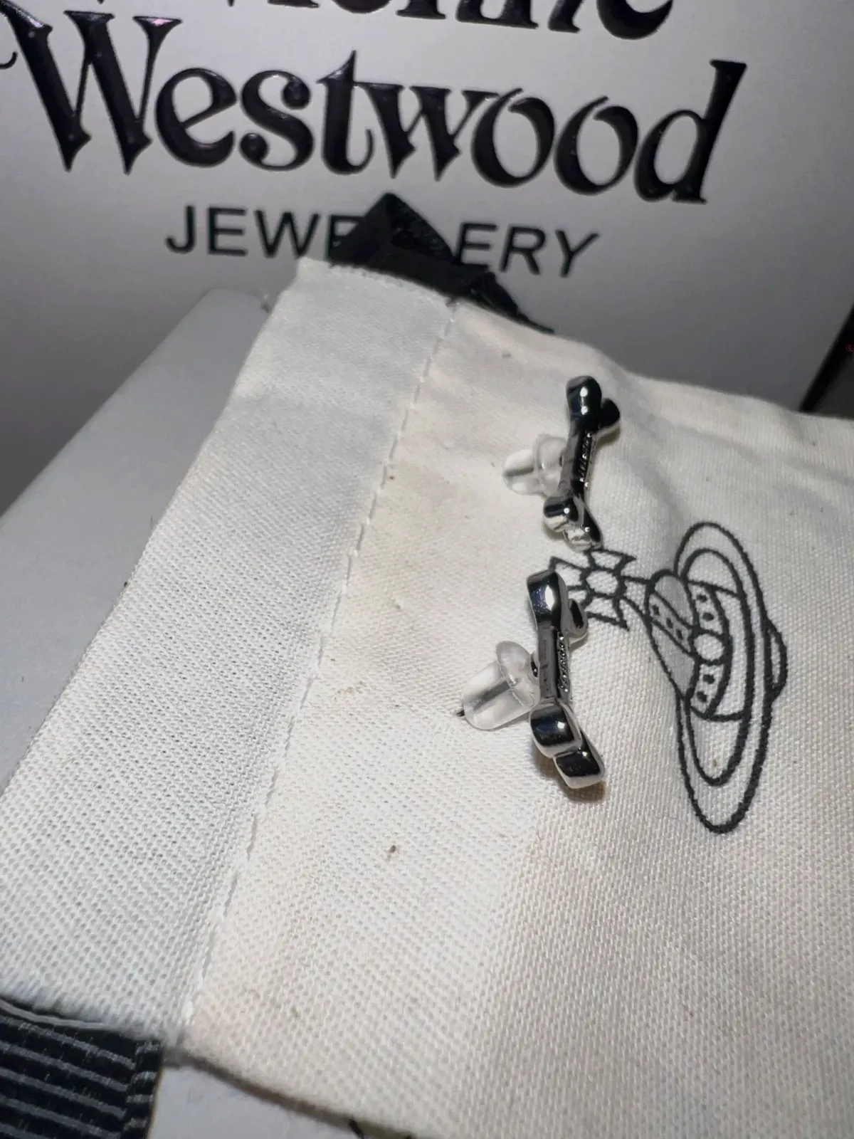 Boucles d'oreilles os Vivienne Westwood – Vivienne Westwood – argentée – taille Taille unique 6
