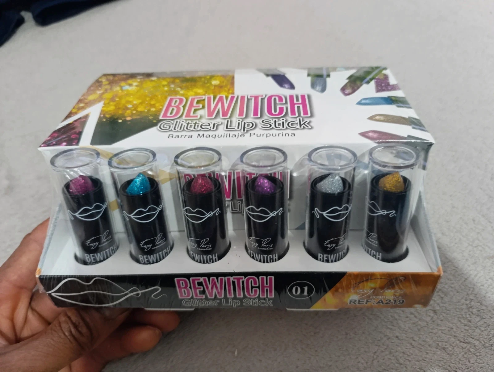 Labial con purpurina/glitter de Easy Paris Cosmetics – Berwich