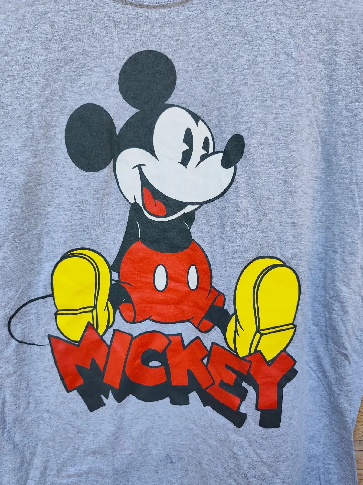 T-shirt Mickey Mouse gris vintage – Disney – gris – taille L 2