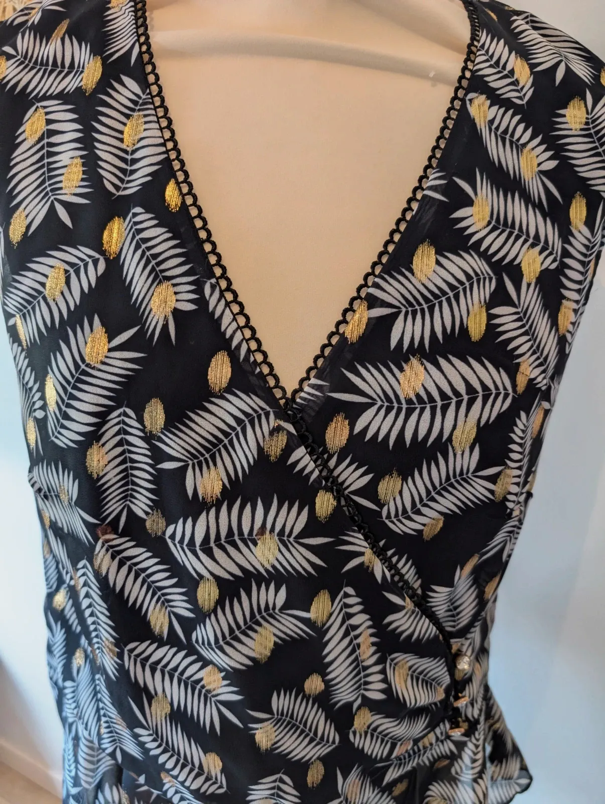 Haut été avec motif doré/ taille XL / Neuf – Jovial – taille XL / 42 / 14 3