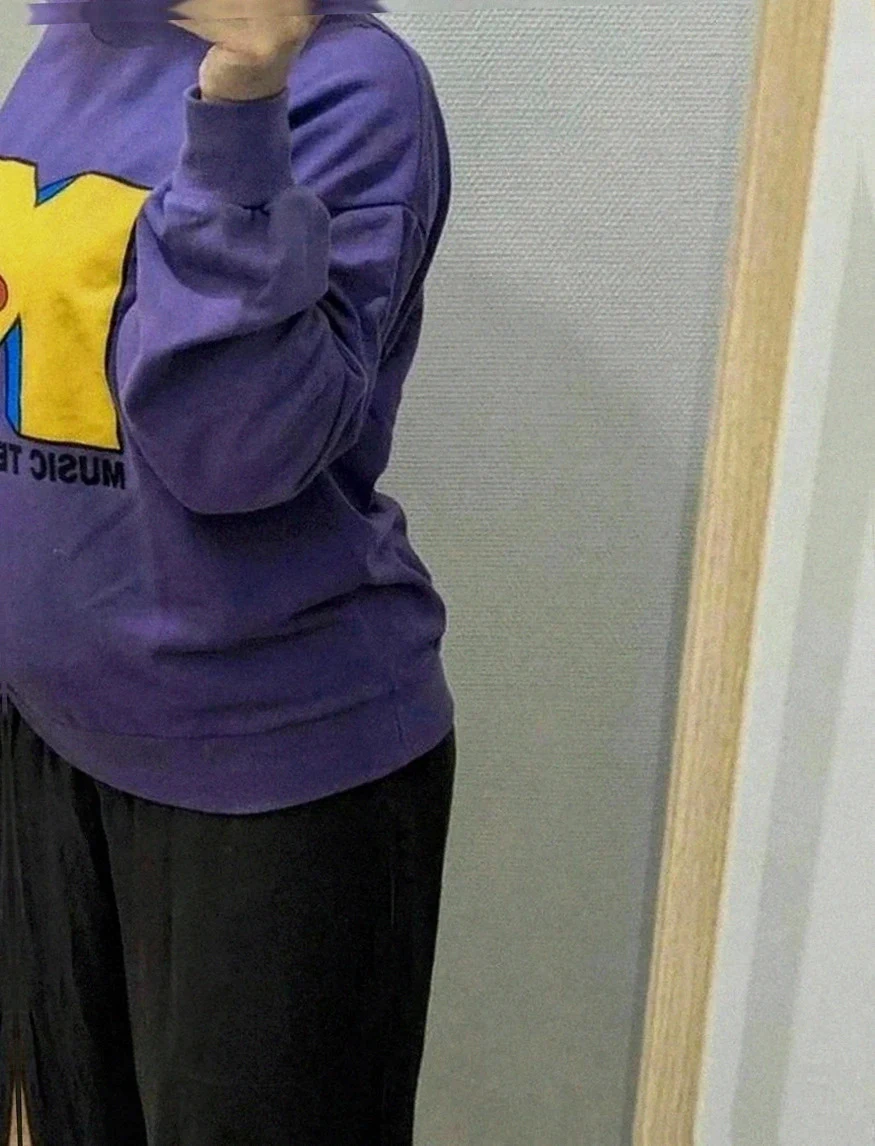 💜 magnifique Sweat Mtv x Bershka – Taille S (femme)