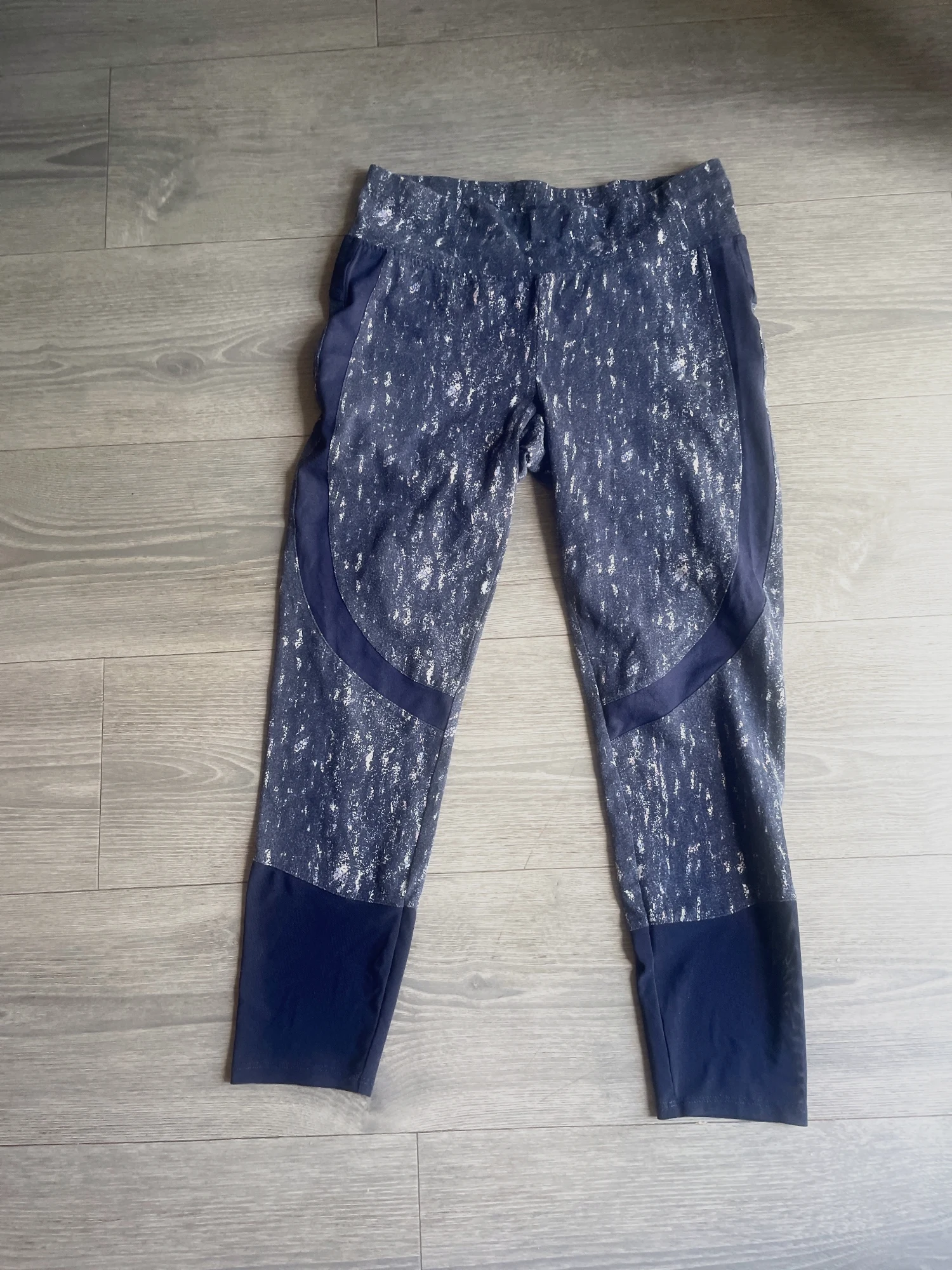 Legging de sport bleu marine taille S