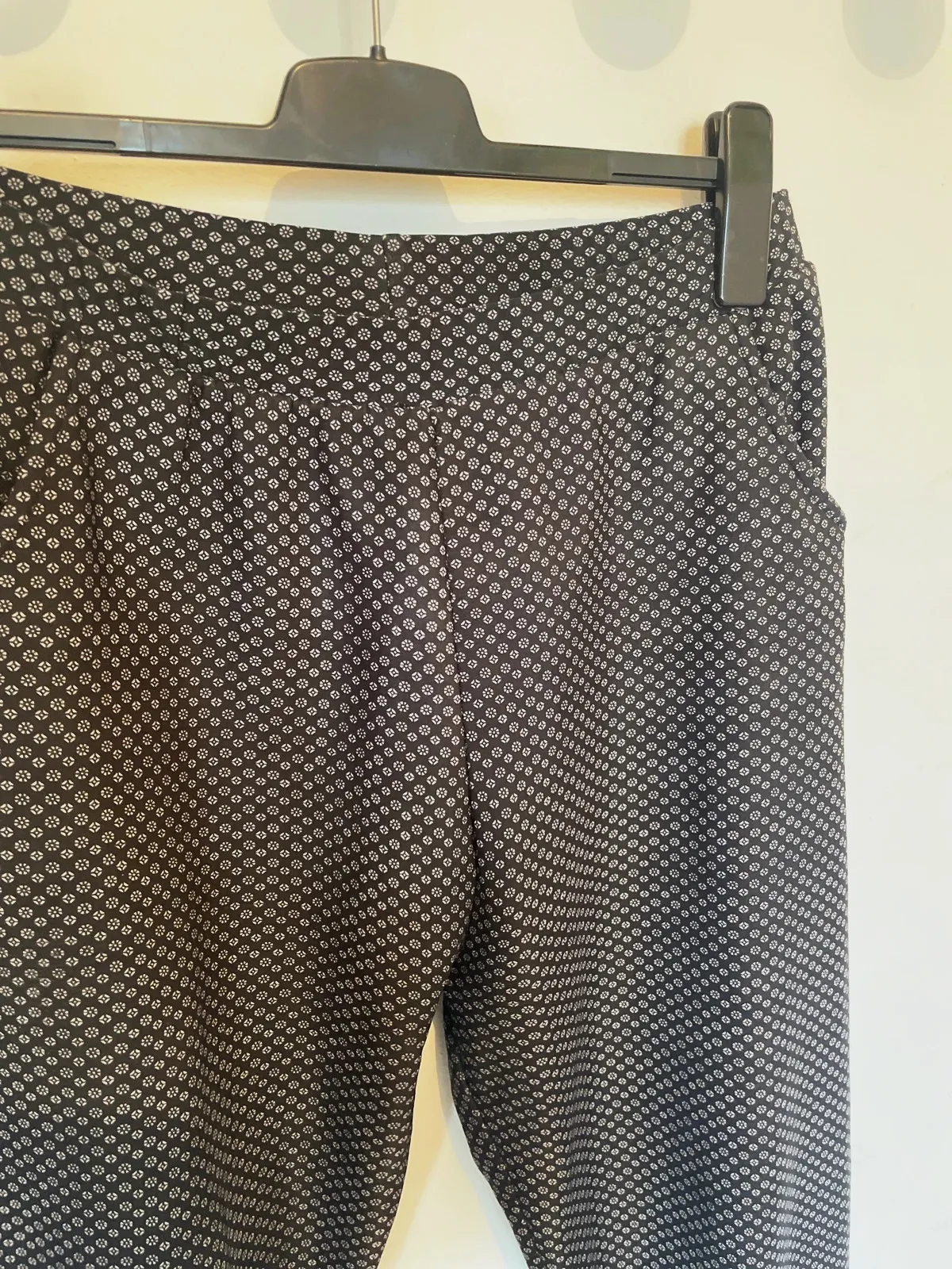 Pantalones elásticos micro-estampado - Talla L (40/42) - Corte Chino – Chino – taille L / 40 / 12 2