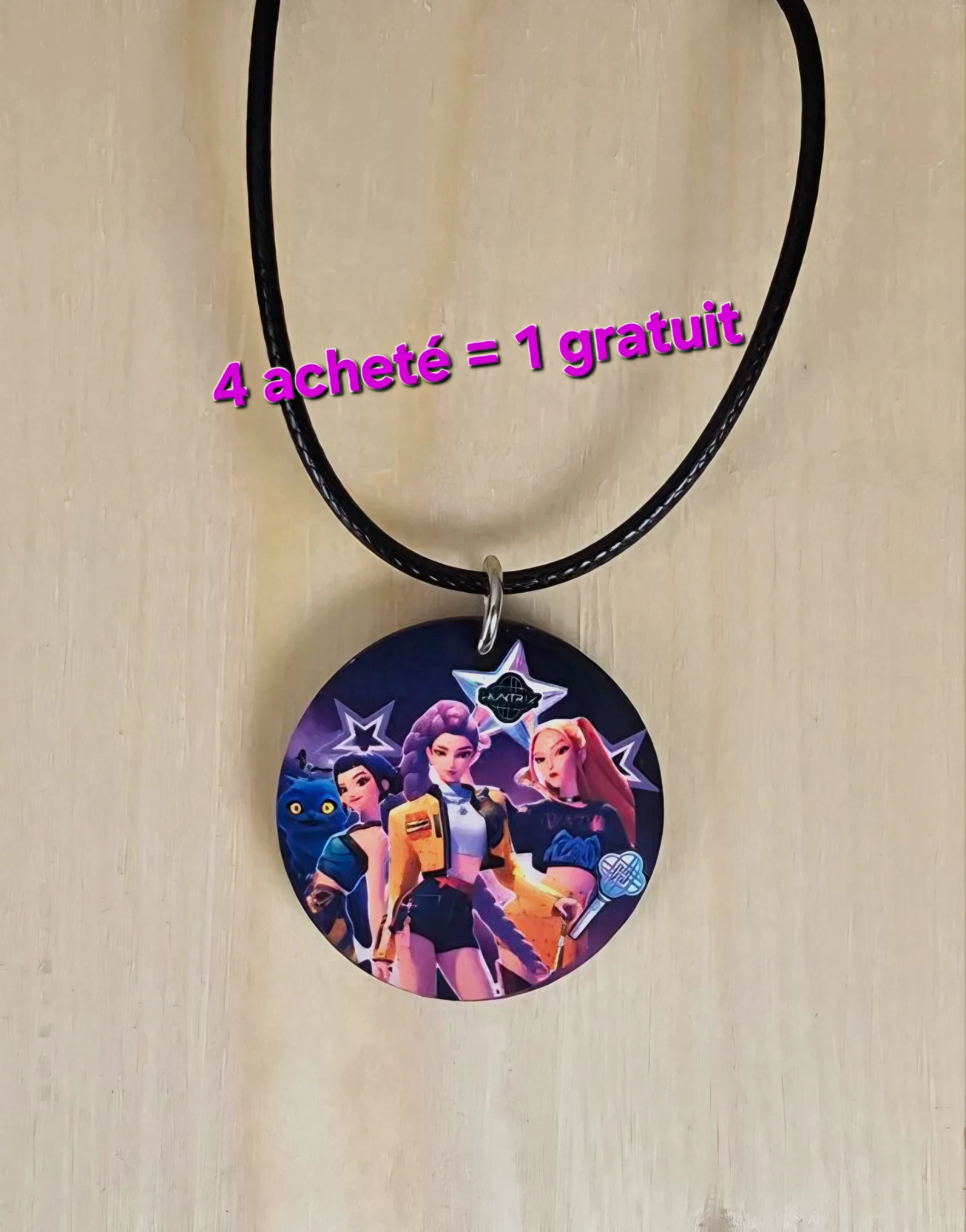 Collier reglable kpop demon hunters 