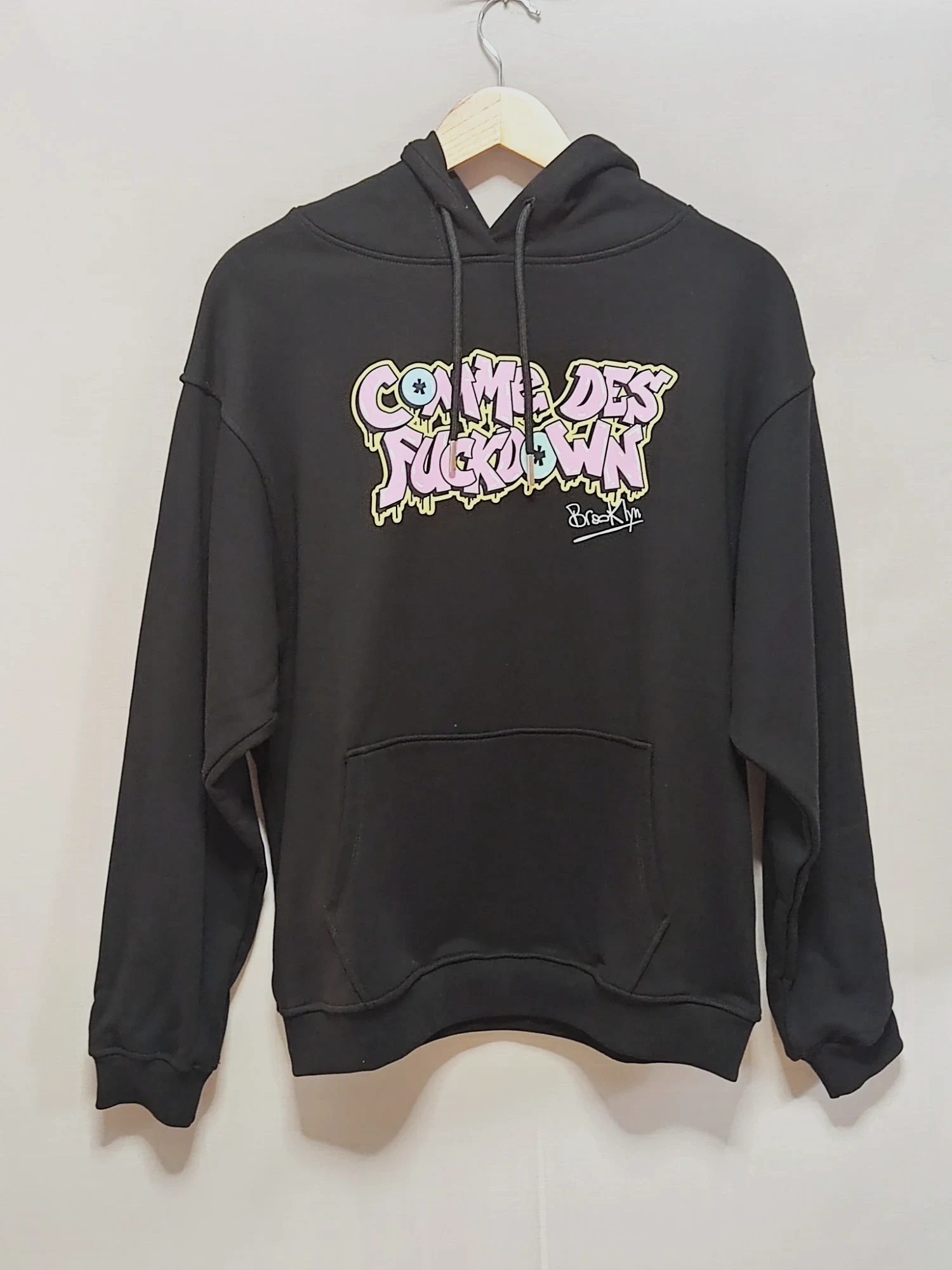 Sweat à capuche noir Comme Des Fuckdown