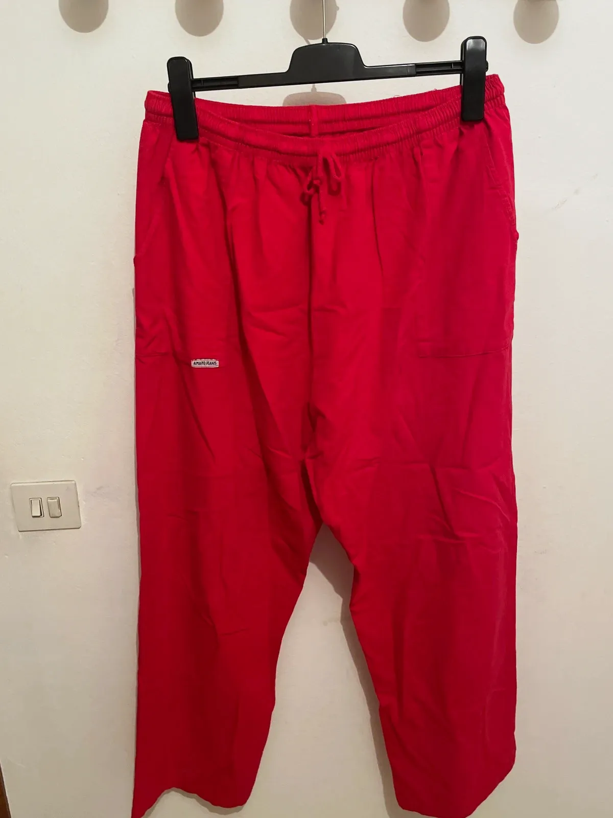 Pantalón Rojo Vibrante Amaro Jeans – amaro jeans – taille XXL / 44 / 16 5