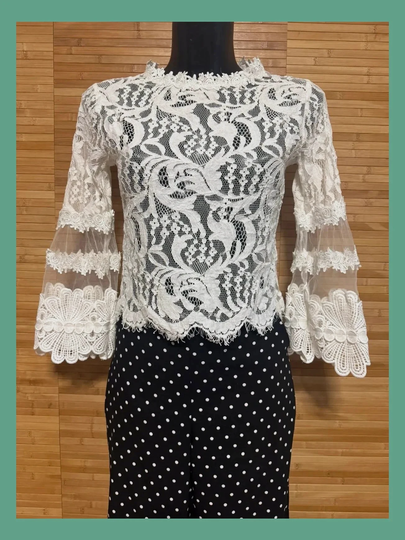 Divina blusa encaje talla S 😍 – Osley – taille S / 36 / 8