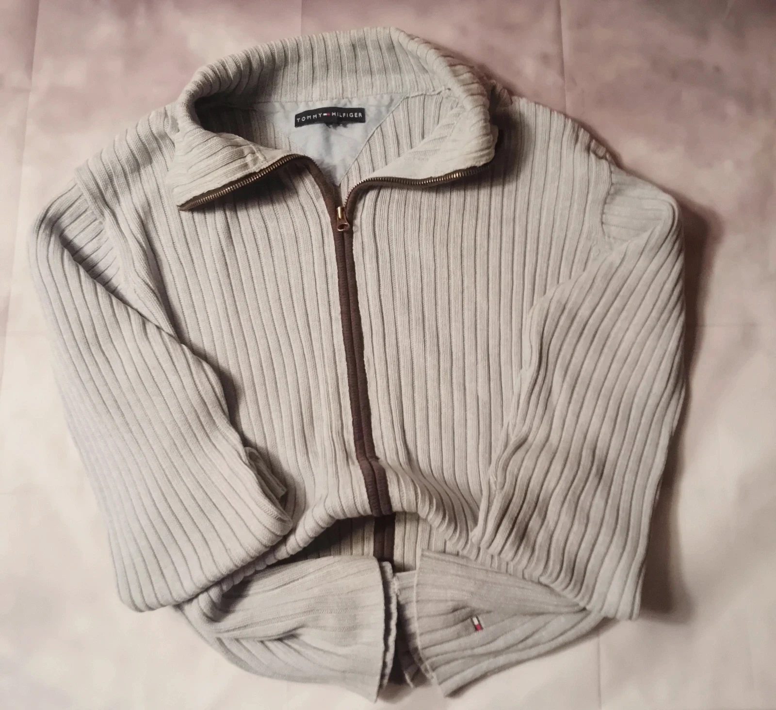 Tommy Hilfiger jersey Made In USA 🇺🇲 Retro Old Money Classic AP Old Money Vintage Cropedd