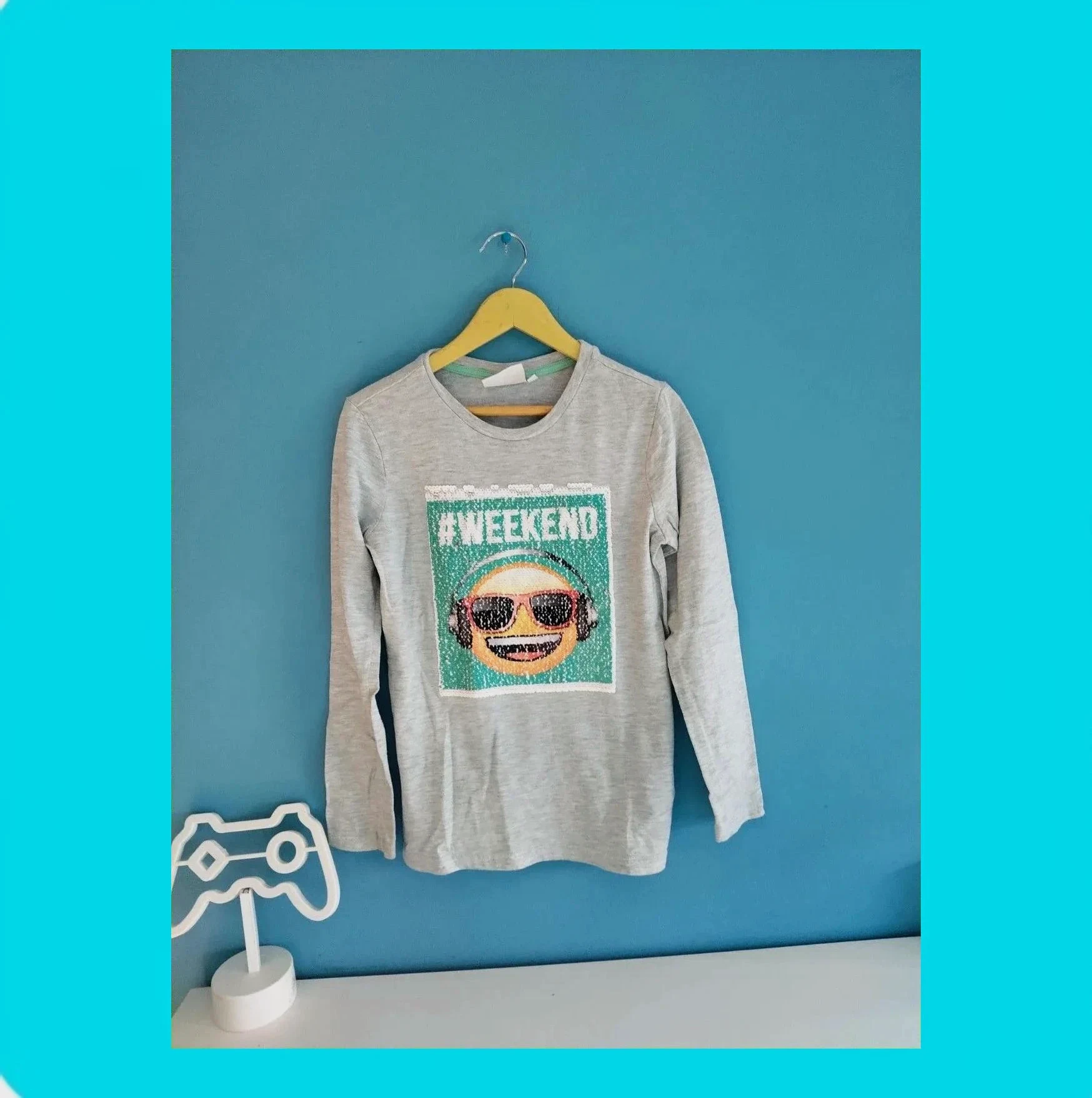 🩵 Camiseta Lentejuelas Reversibles Emoji🩵